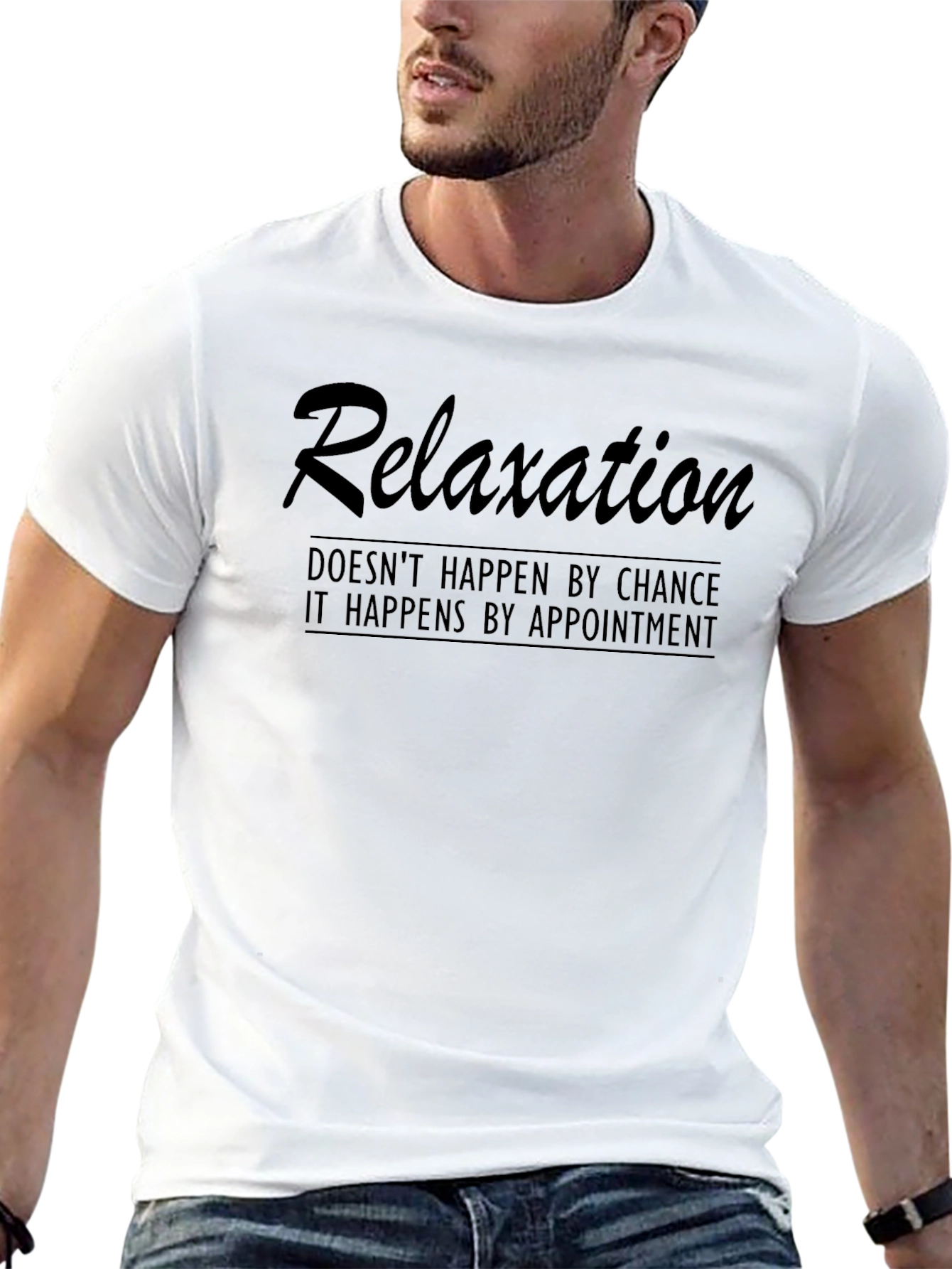 Relaxation Appointment Black T-Shirt