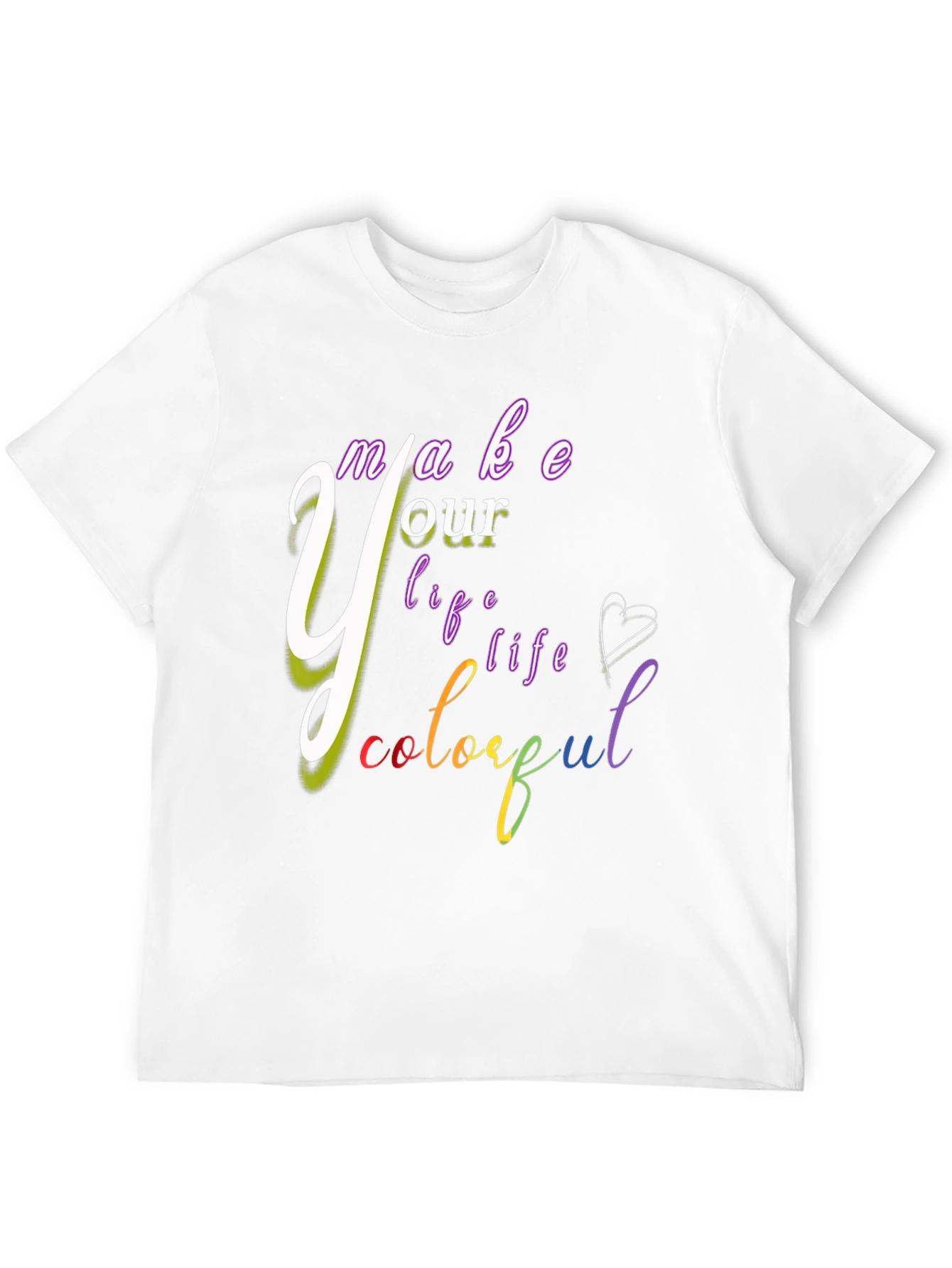 Colorful Life Graphic T-Shirt