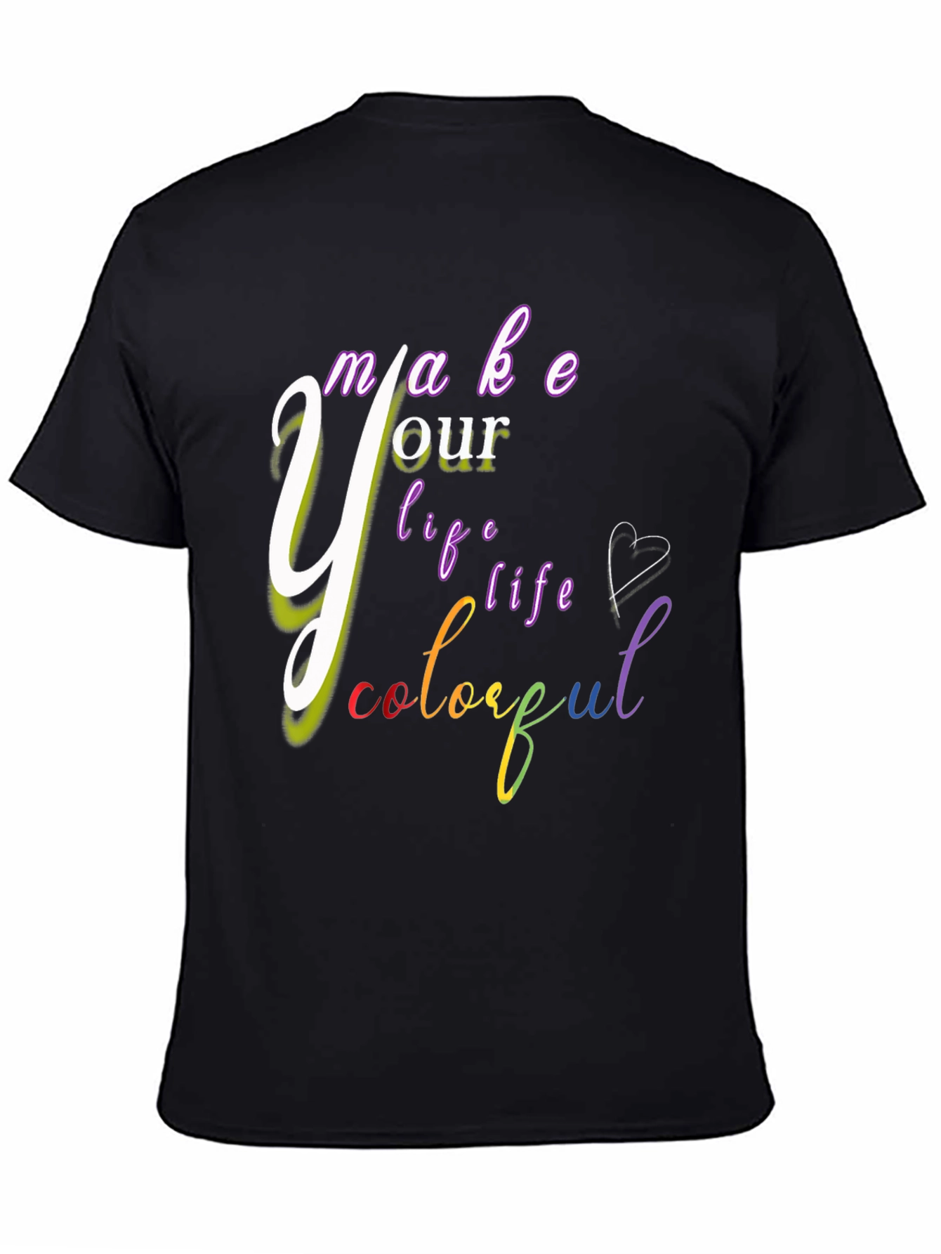Colorful Life Graphic T-Shirt