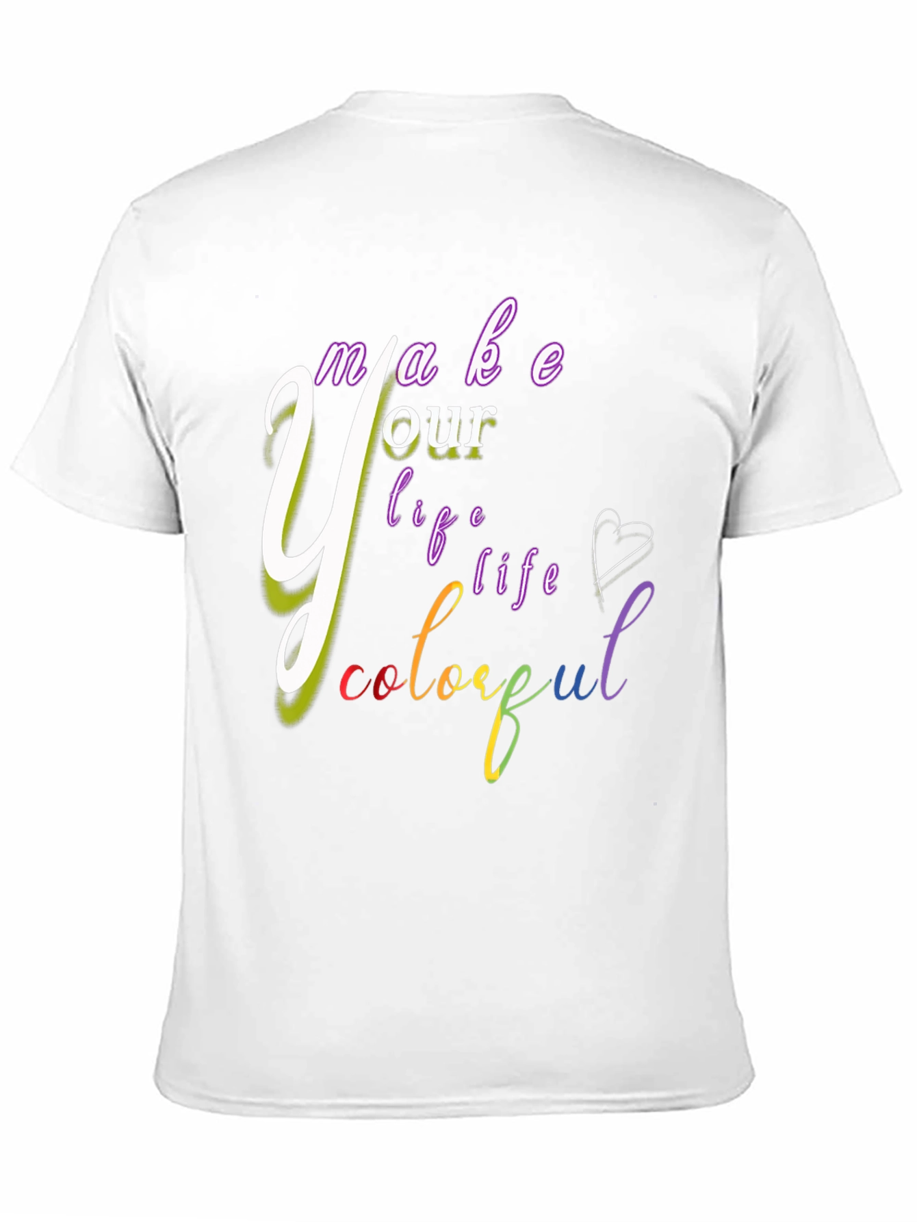 Colorful Life Graphic T-Shirt