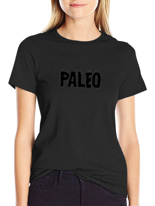 Paleo Graphic Tee - Soft Black Cotton T-Shirt