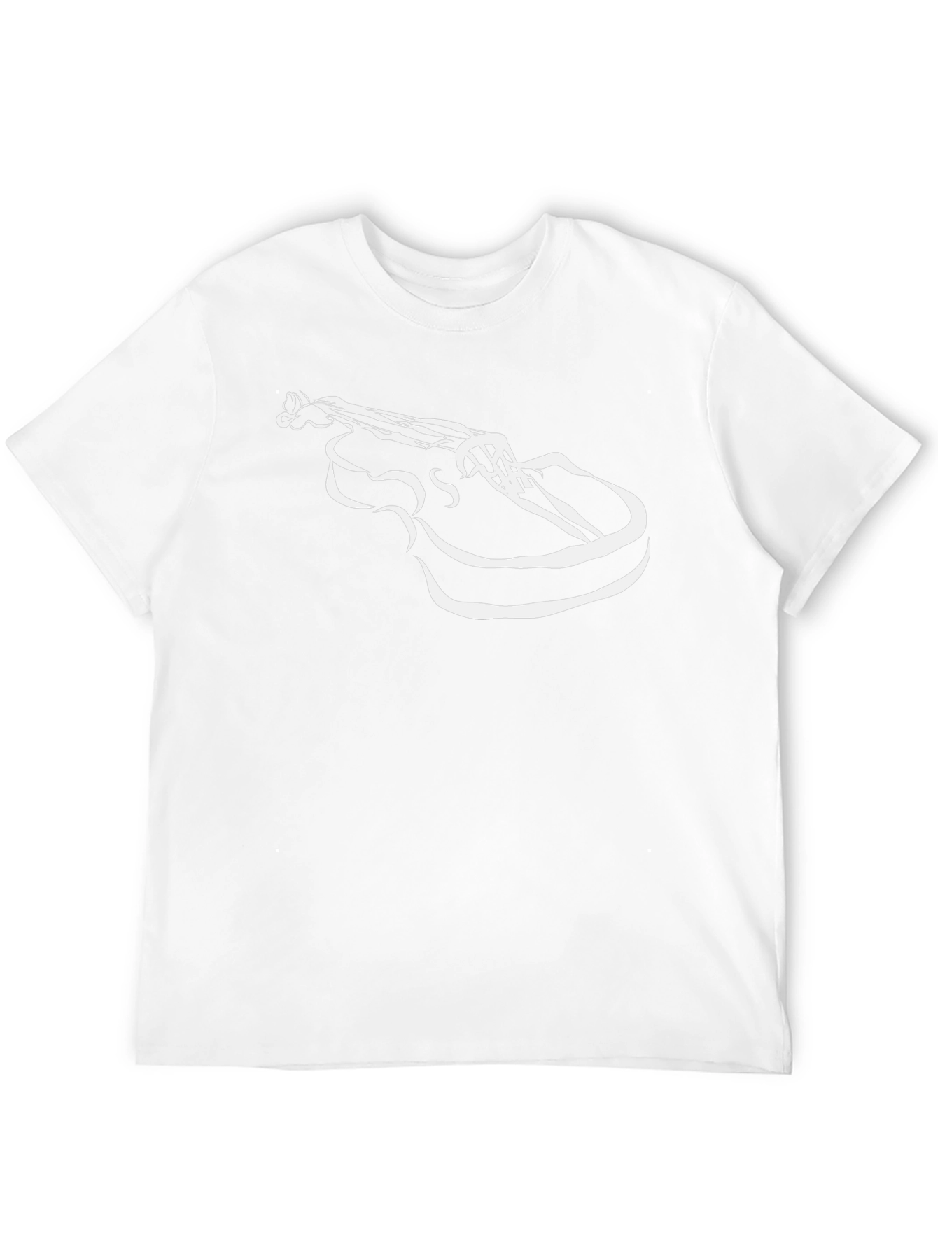 Abstract Violin Graphic Tee - Cool Musician Shirt