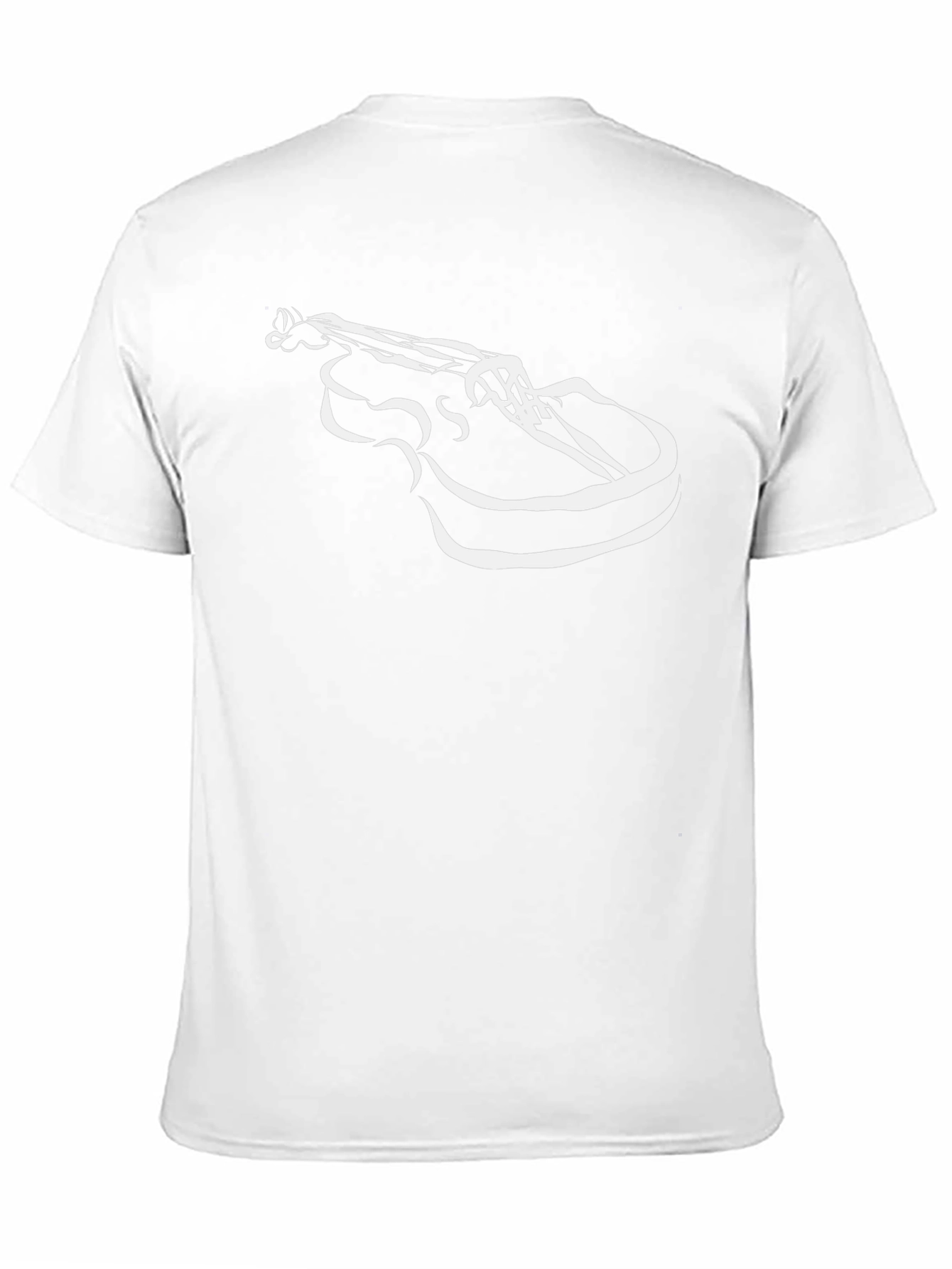 Abstract Violin Graphic Tee - Cool Musician Shirt