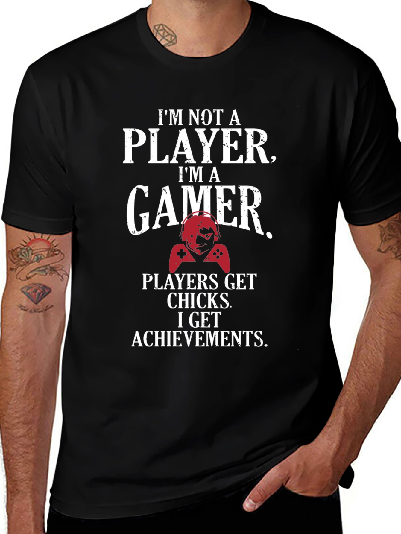 Gamer Achievement T-Shirt - Im Not A Player