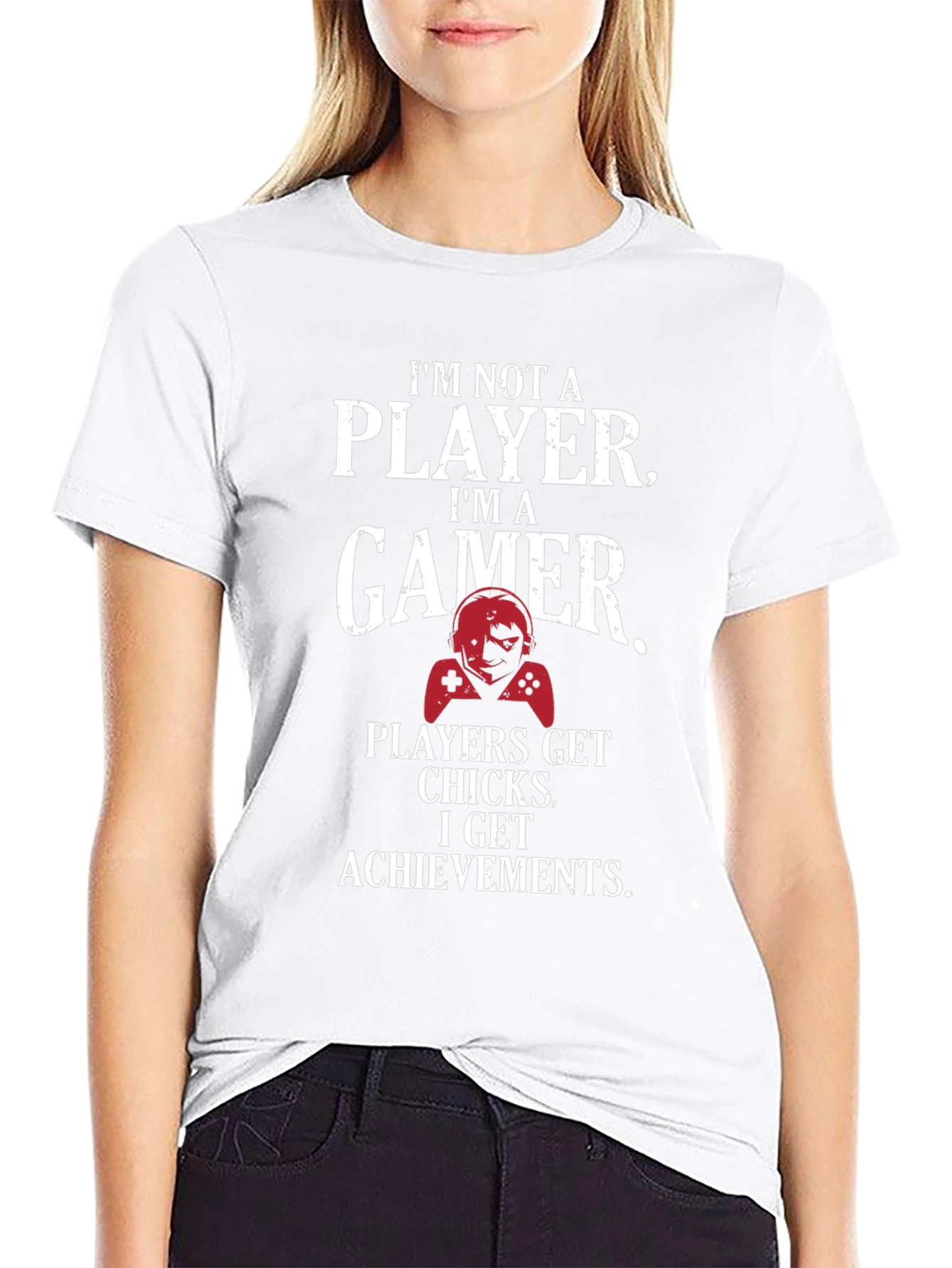Gamer Achievement T-Shirt - Im Not A Player