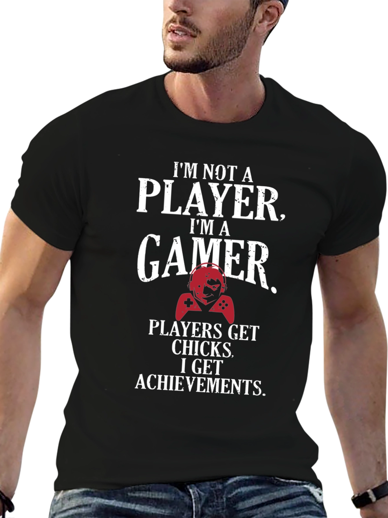 Gamer Achievement T-Shirt - Im Not A Player