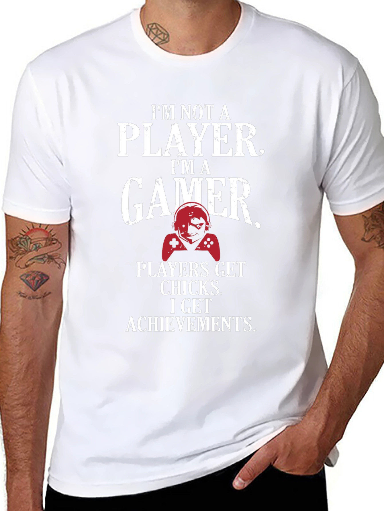 Gamer Achievement T-Shirt - Im Not A Player