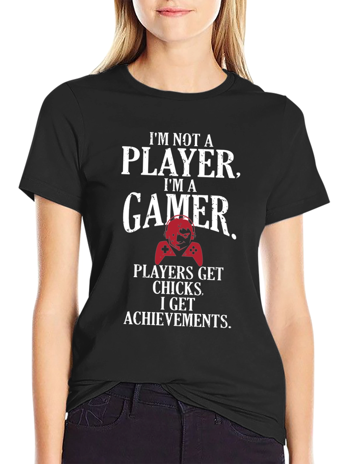 Gamer Achievement T-Shirt - Im Not A Player