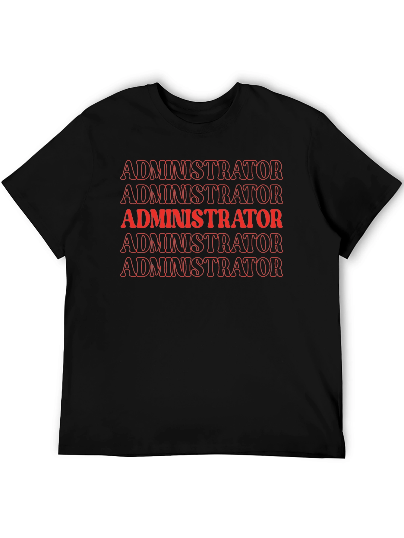 Administrator Tee - Bold Graphic Print T-Shirt