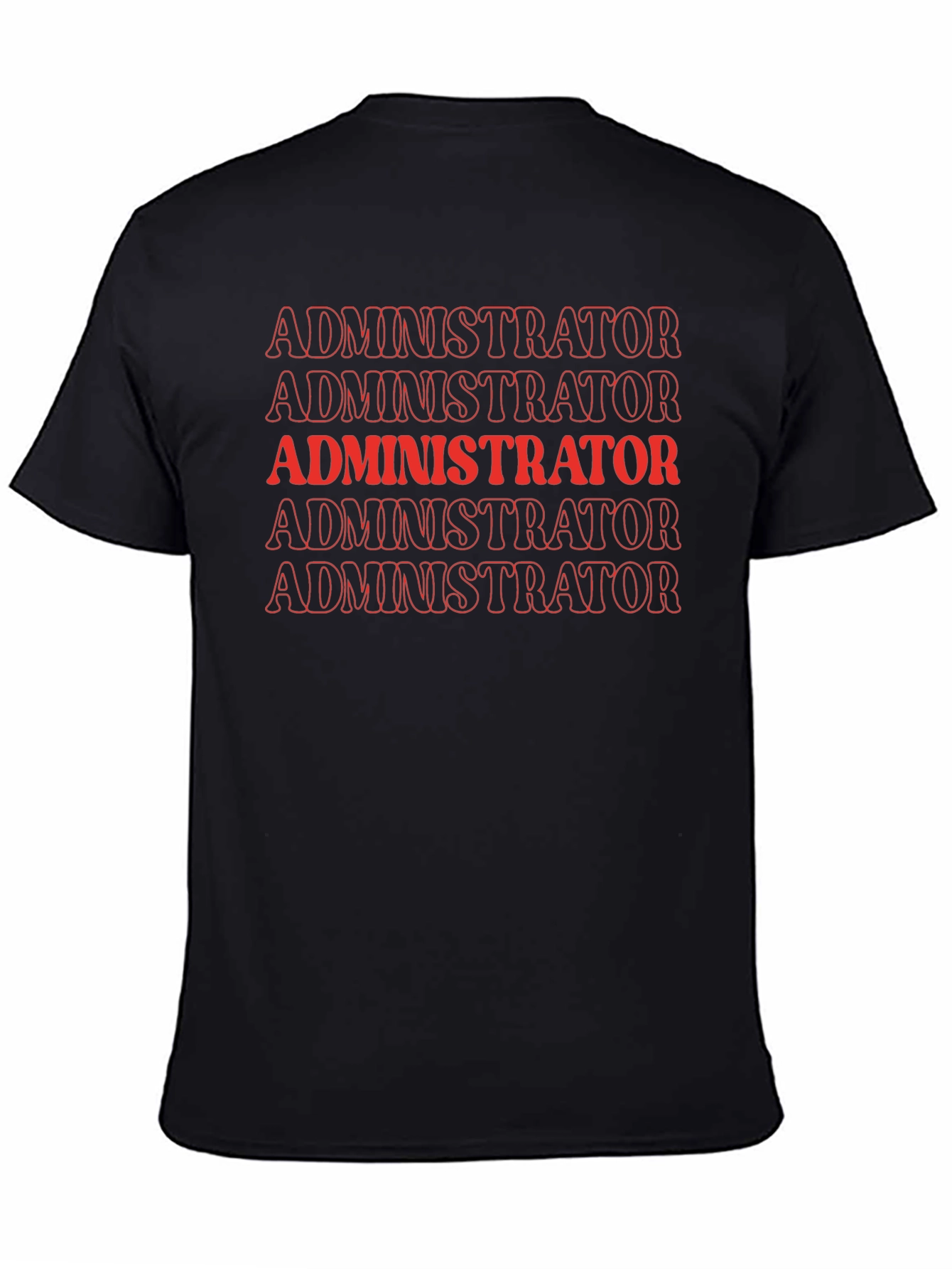 Administrator Tee - Bold Graphic Print T-Shirt
