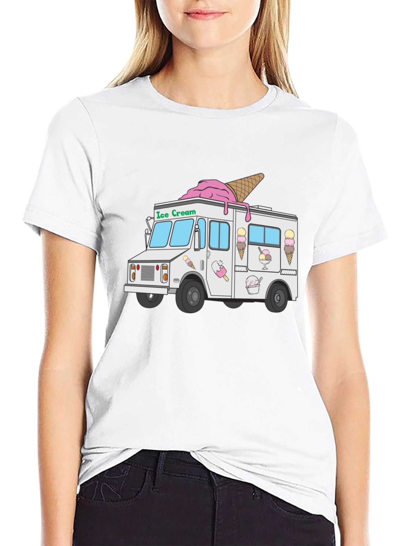 Ice Cream Truck Graphic T-Shirt