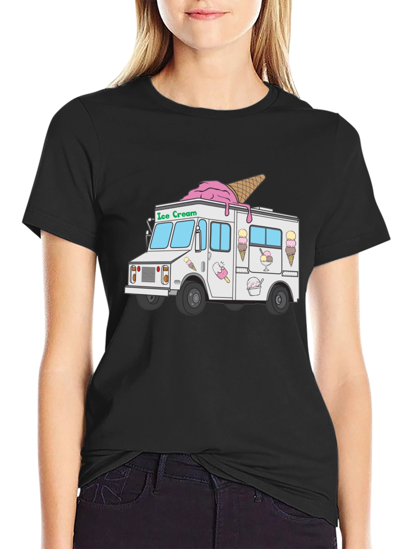 Ice Cream Truck Graphic T-Shirt