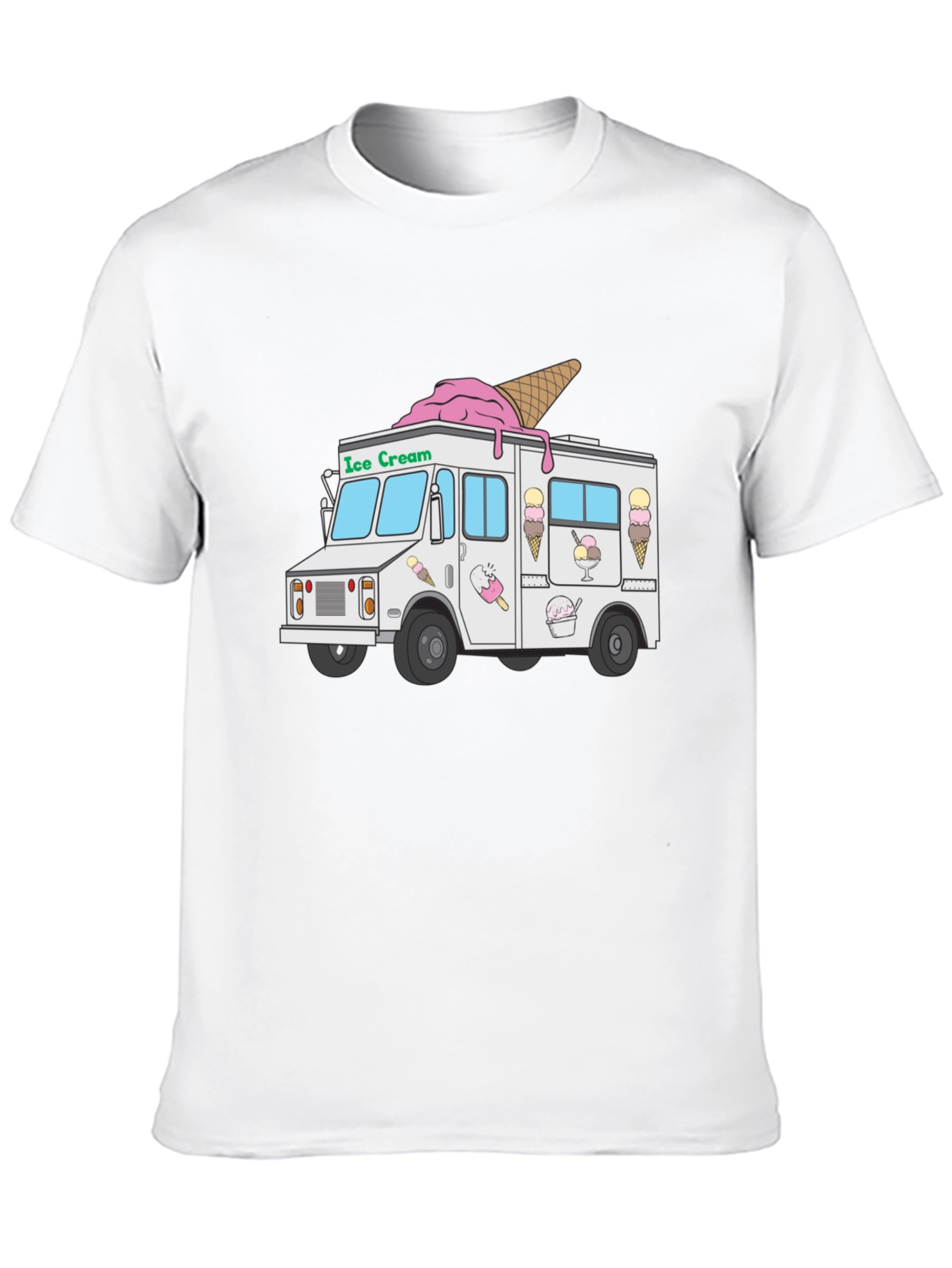 Ice Cream Truck Graphic T-Shirt