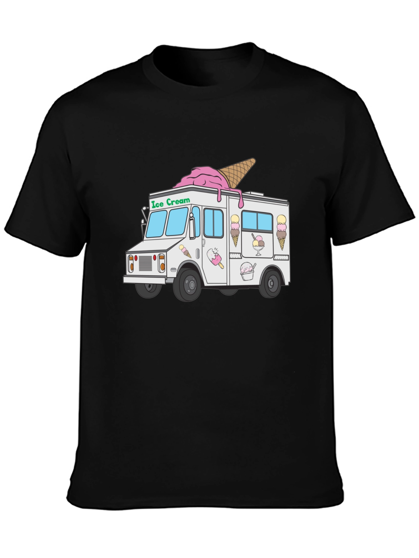Ice Cream Truck Graphic T-Shirt
