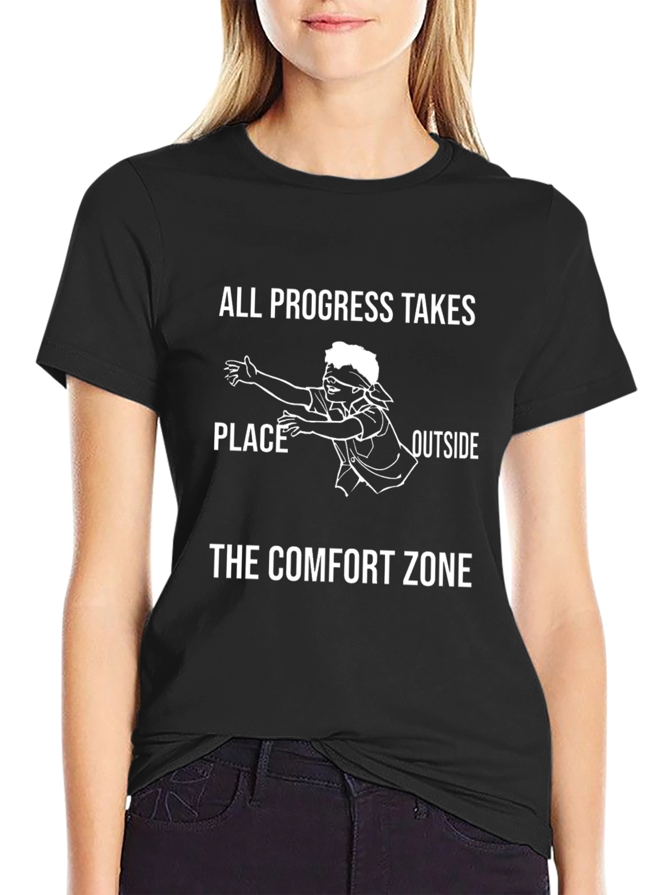 Comfort Zone T-Shirt - Progress Takes Place Outside