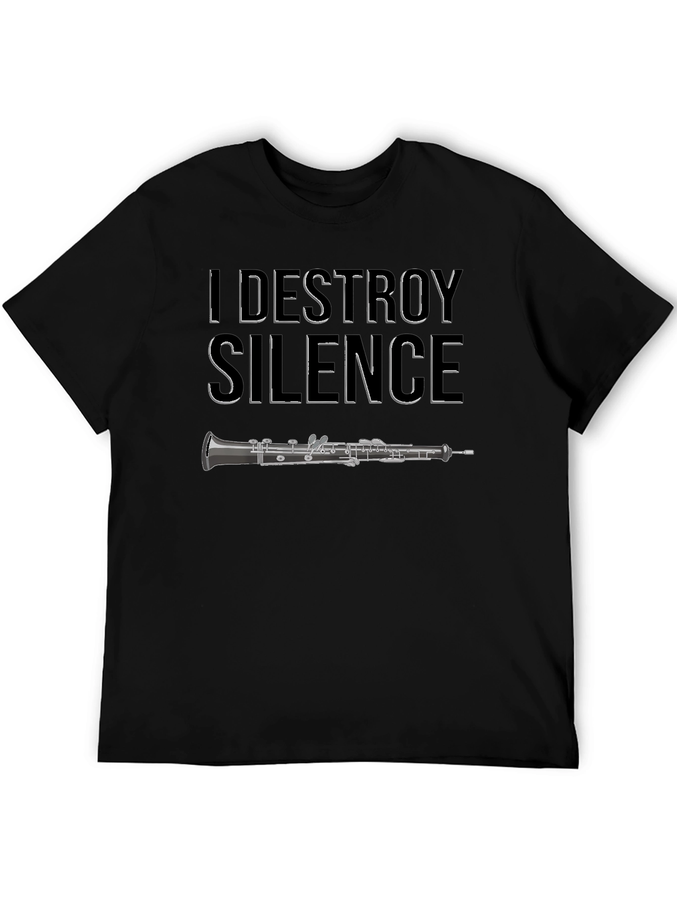 I Destroy Silence Oboe T-Shirt
