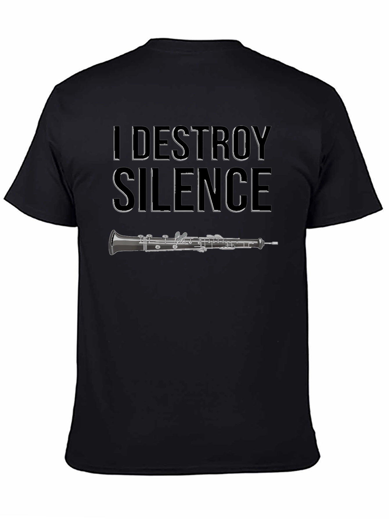 I Destroy Silence Oboe T-Shirt