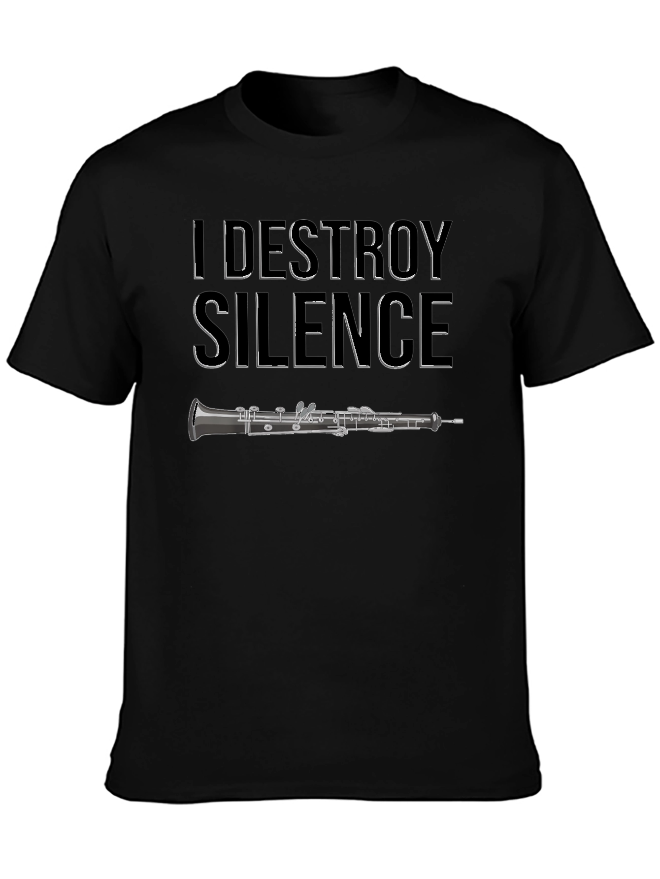 I Destroy Silence Oboe T-Shirt