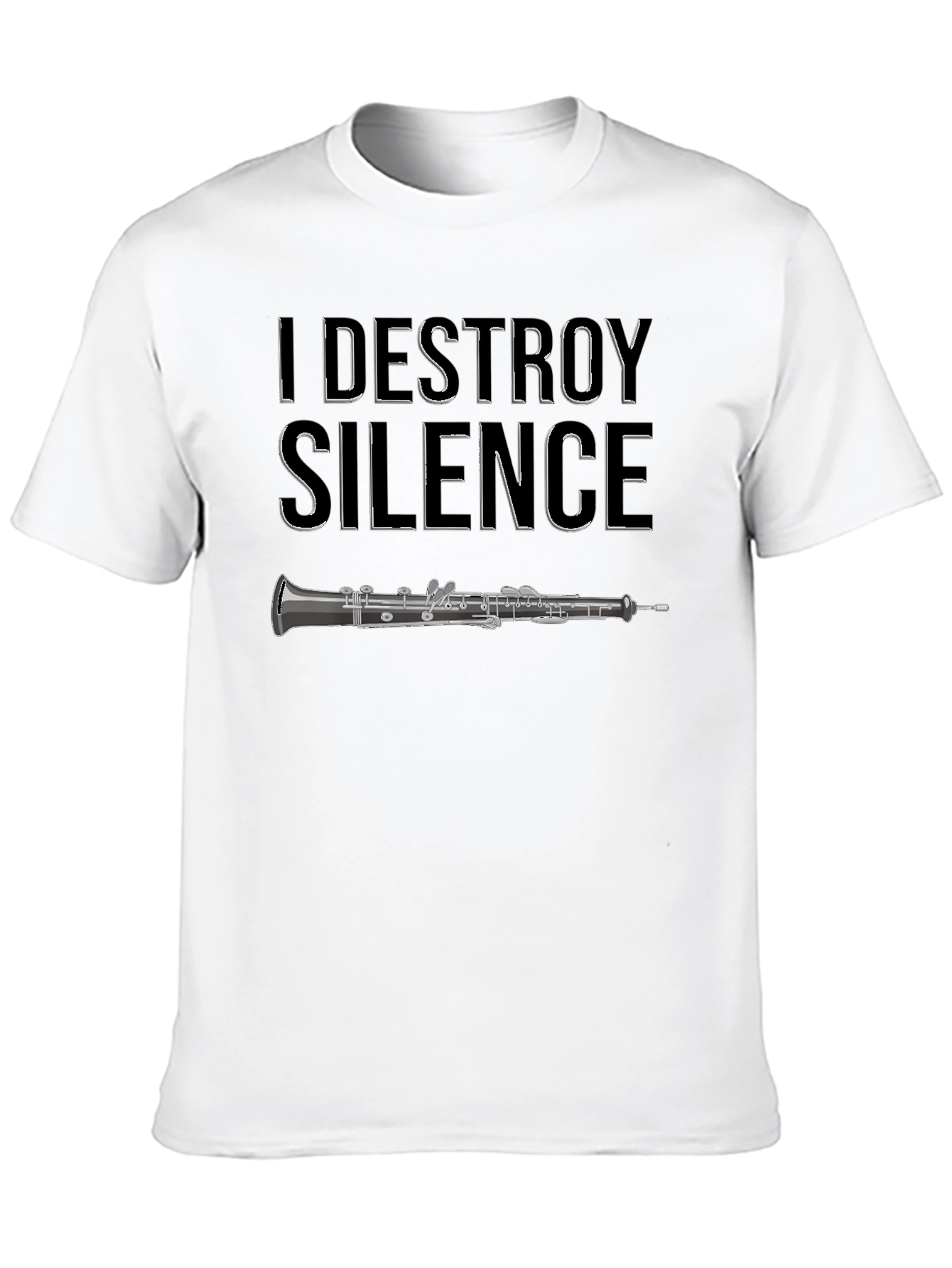 I Destroy Silence Oboe T-Shirt