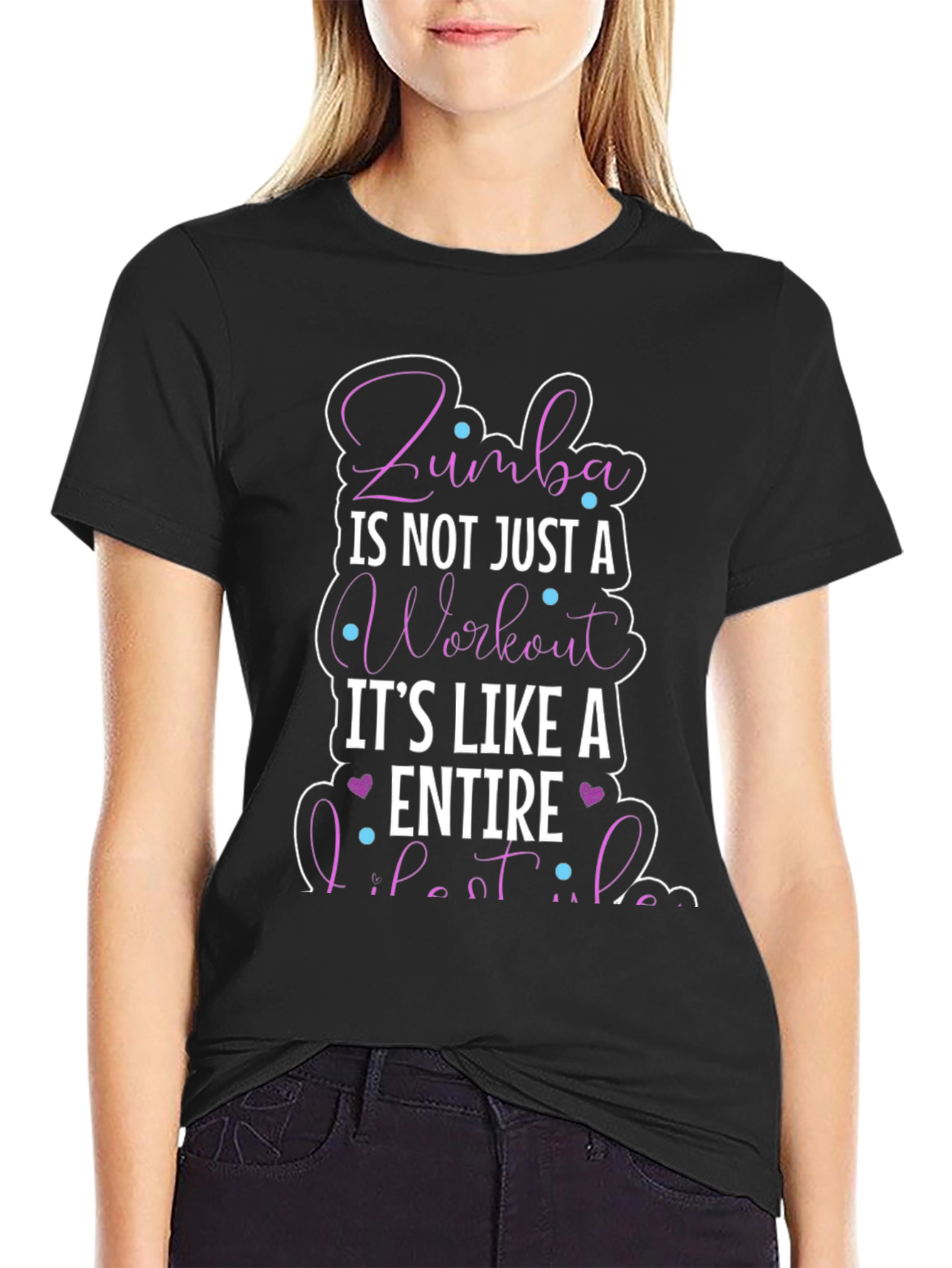 Zumba Lifestyle Graphic Tee - Workout Motivation Shirt