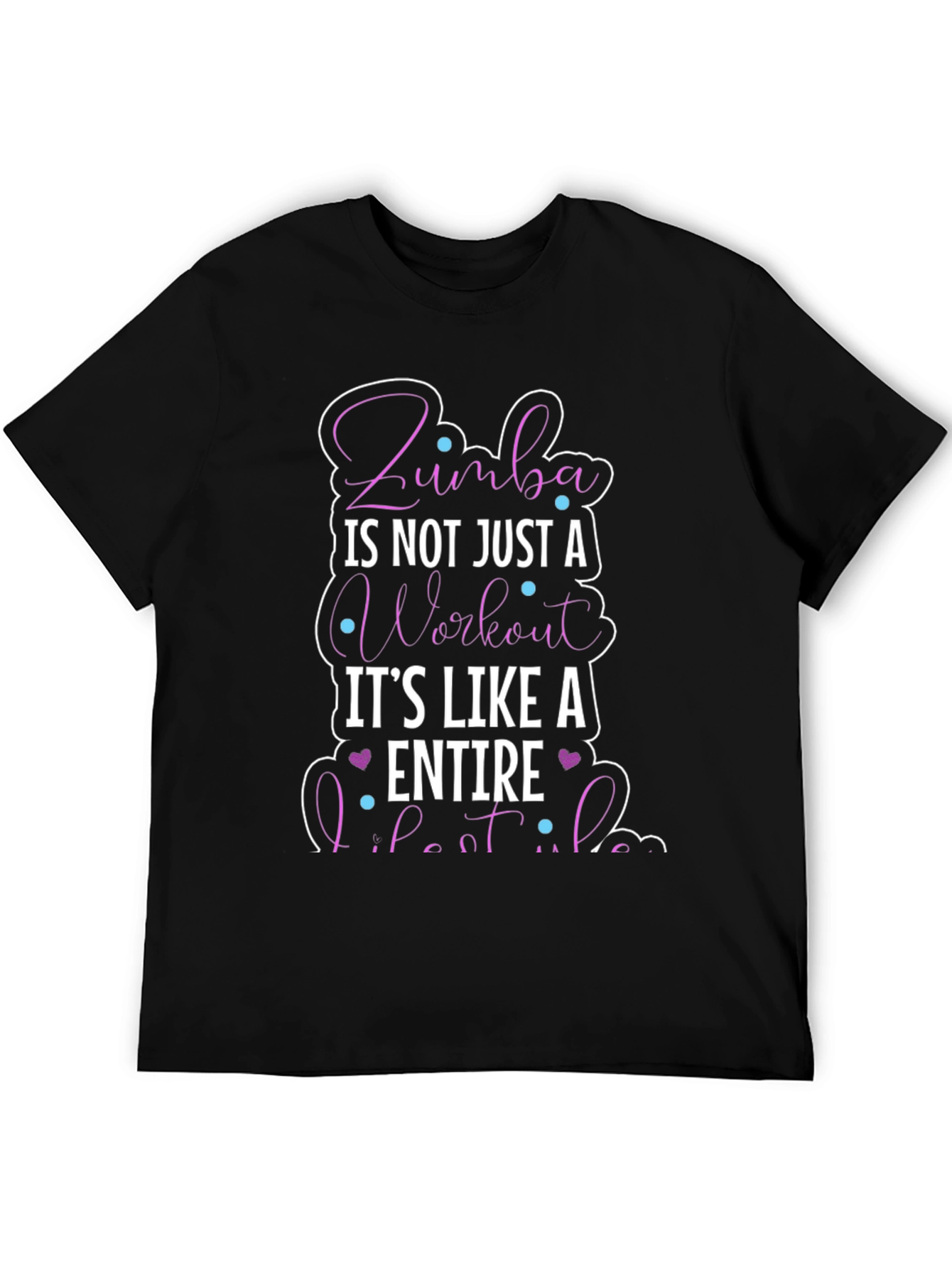 Zumba Lifestyle Graphic Tee - Workout Motivation Shirt