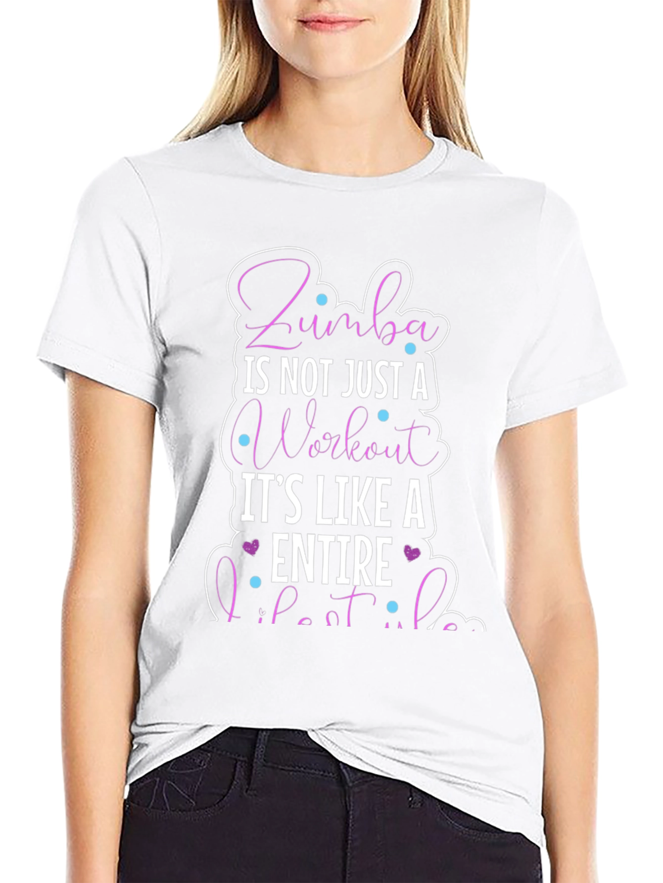 Zumba Lifestyle Graphic Tee - Workout Motivation Shirt