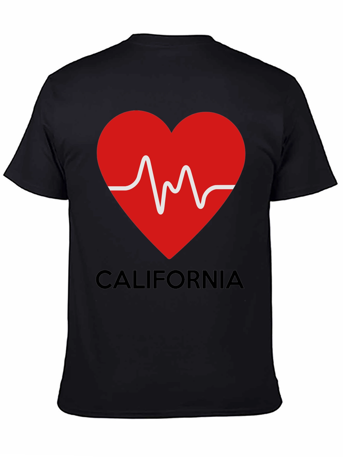 California Love Heartbeat T-Shirt