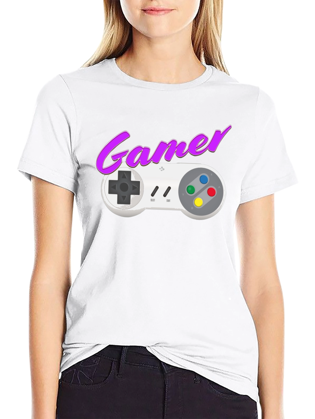 Retro Gamer T-Shirt - Classic Gaming Console Design