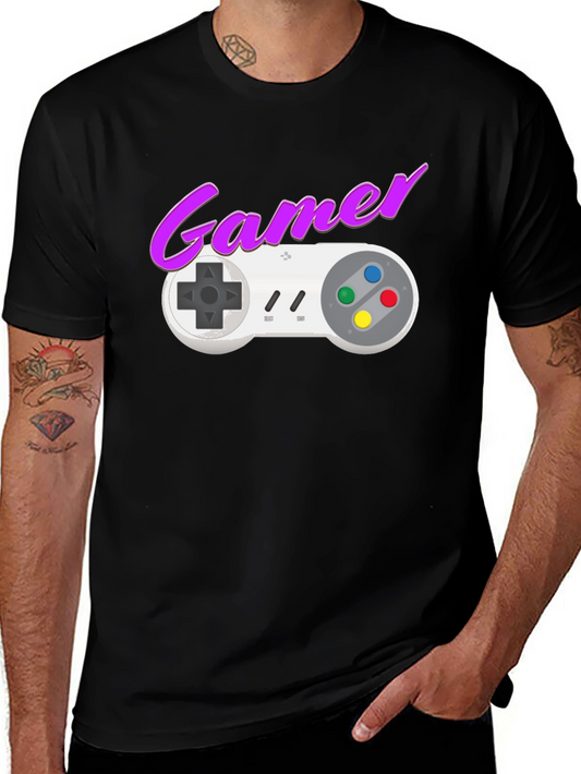 Retro Gamer T-Shirt - Classic Gaming Console Design