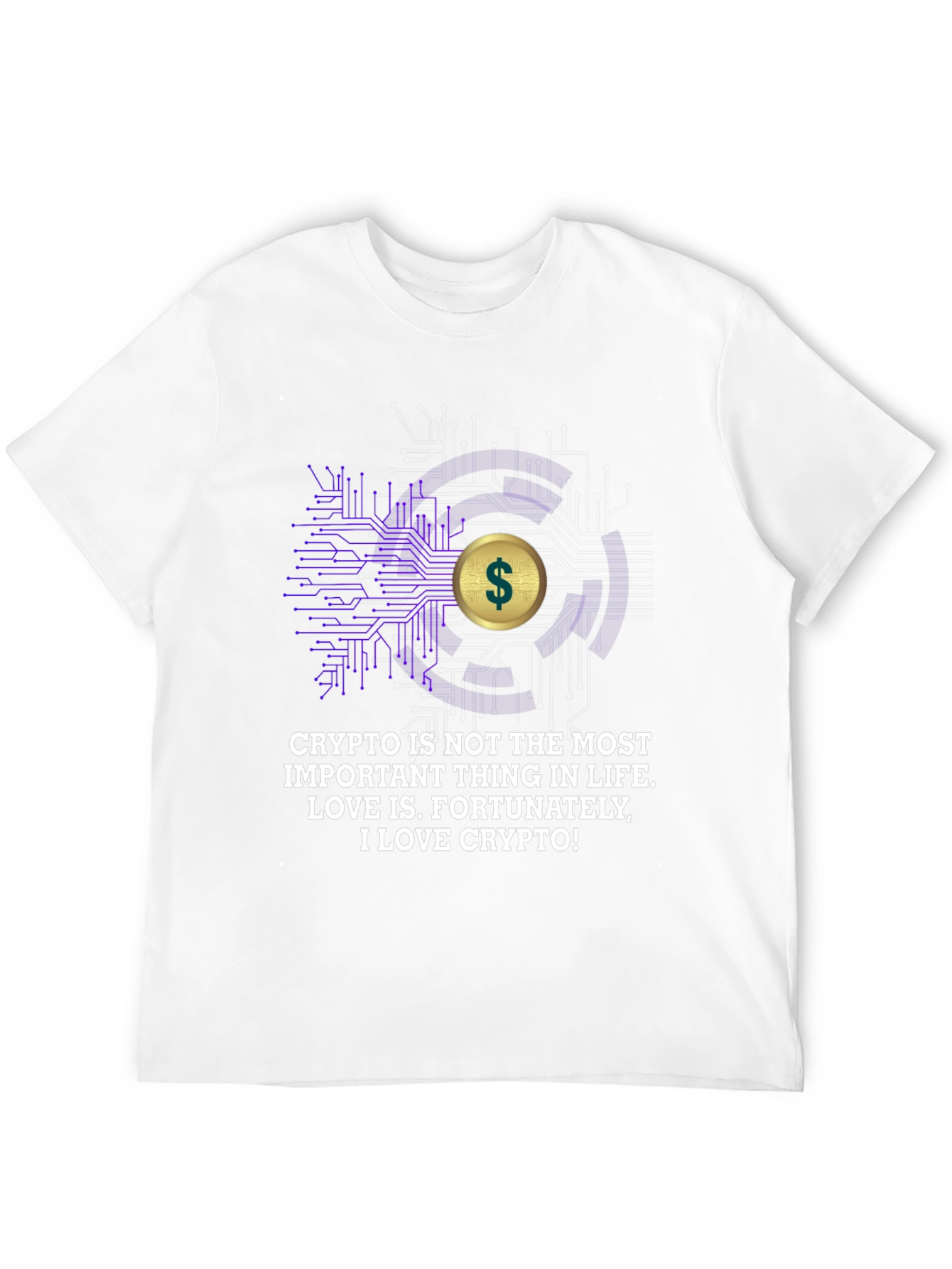 Crypto Love T-Shirt - Mens Black Tee
