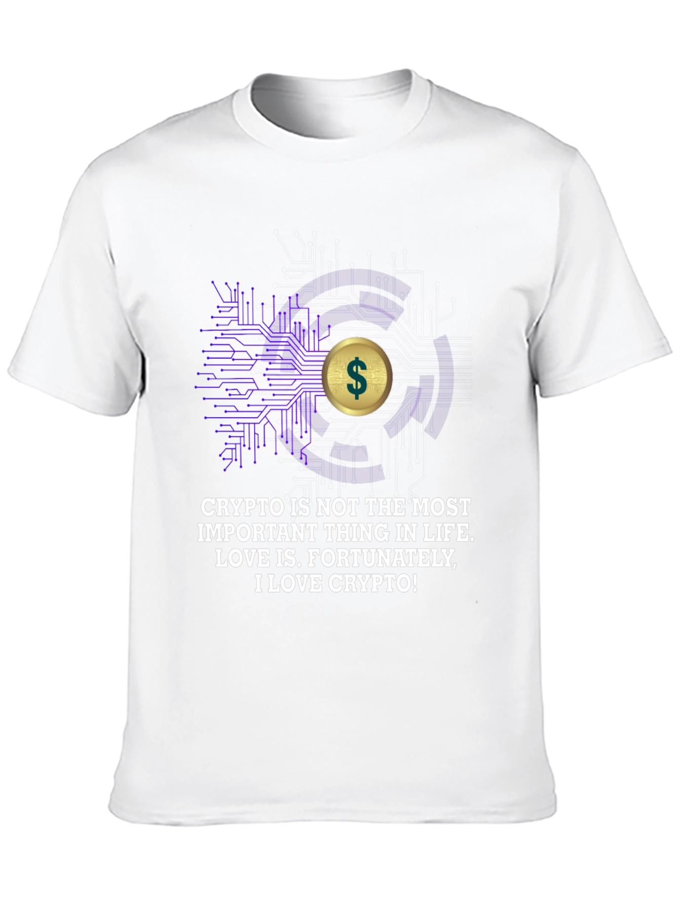 Crypto Love T-Shirt - Mens Black Tee