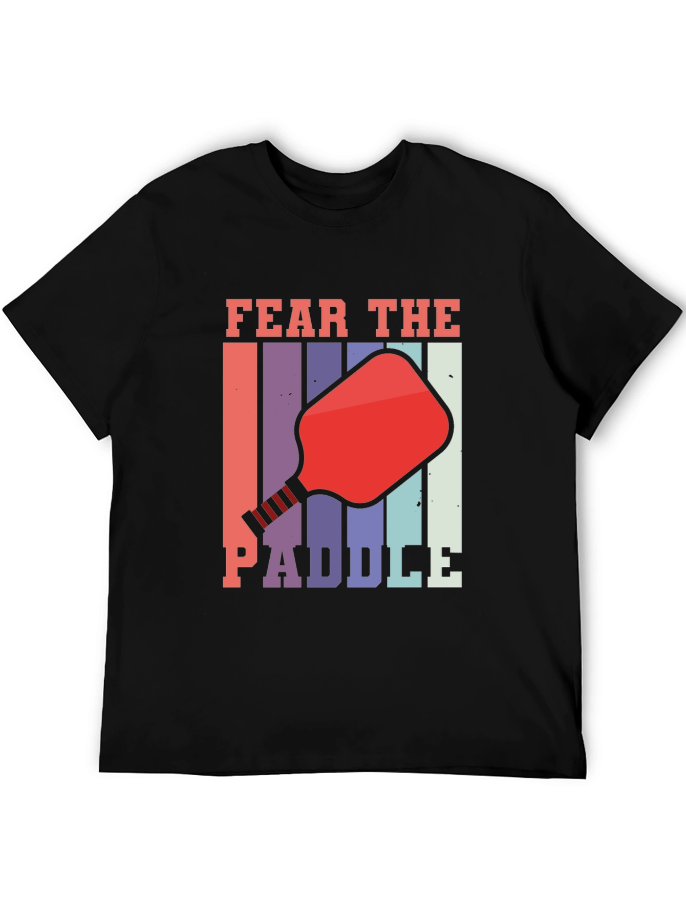 Fear The Paddle Graphic Tee - Retro Pickleball Shirt