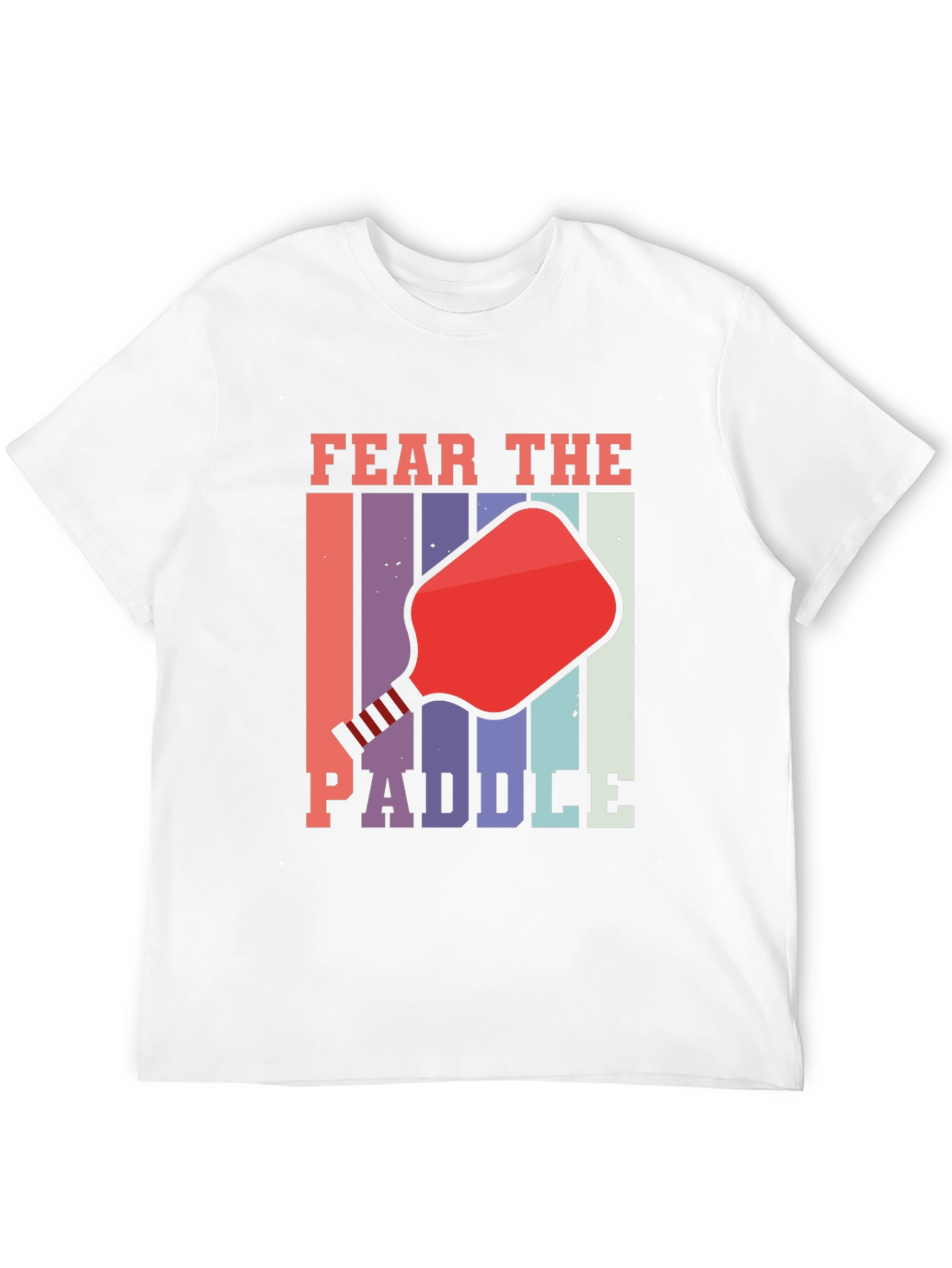 Fear The Paddle Graphic Tee - Retro Pickleball Shirt