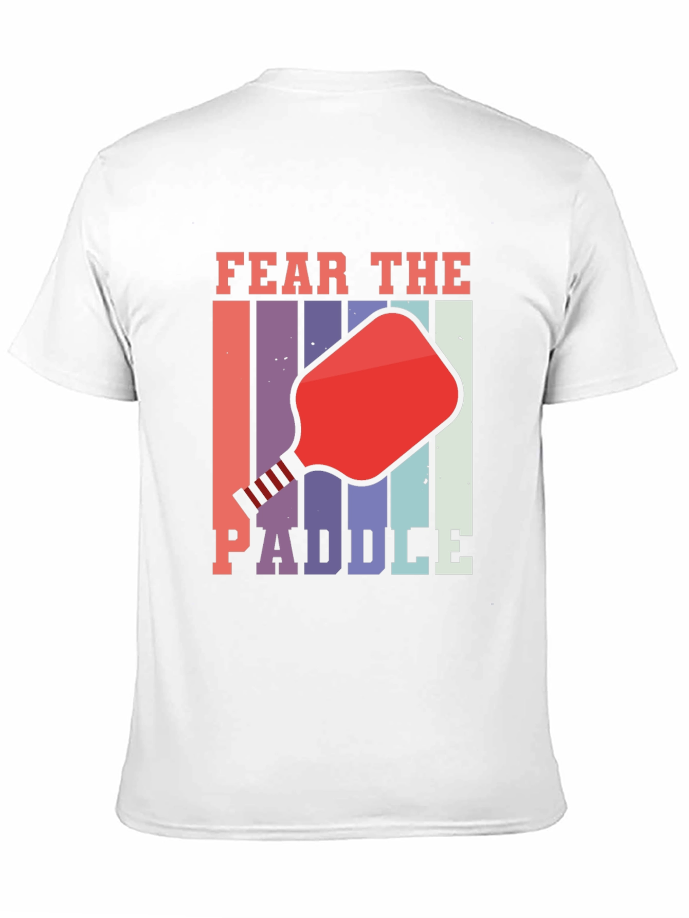 Fear The Paddle Graphic Tee - Retro Pickleball Shirt