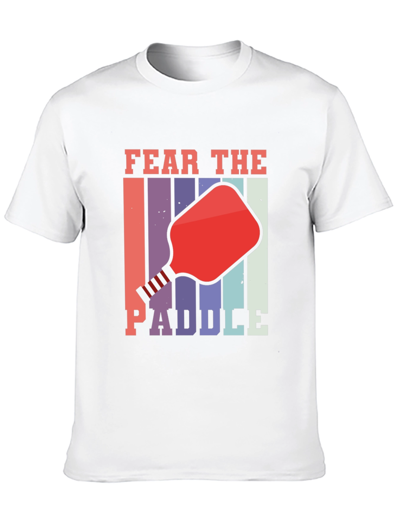Fear The Paddle Graphic Tee - Retro Pickleball Shirt