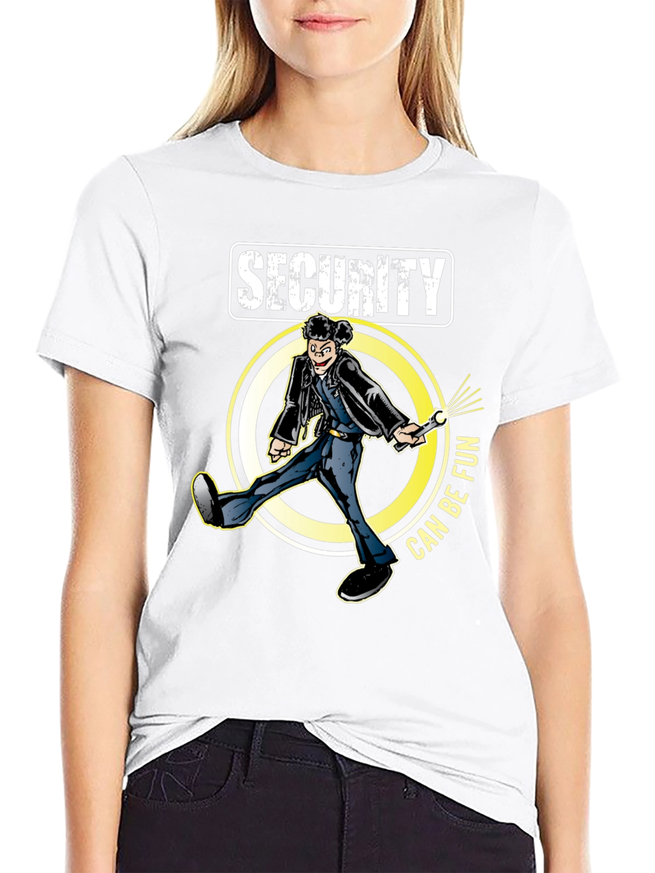 Security Can Be Fun Black T-Shirt