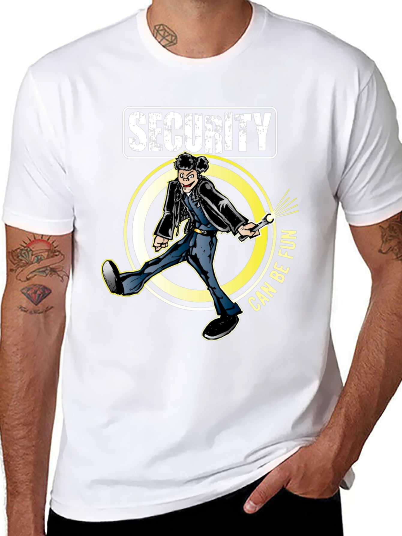 Security Can Be Fun Black T-Shirt