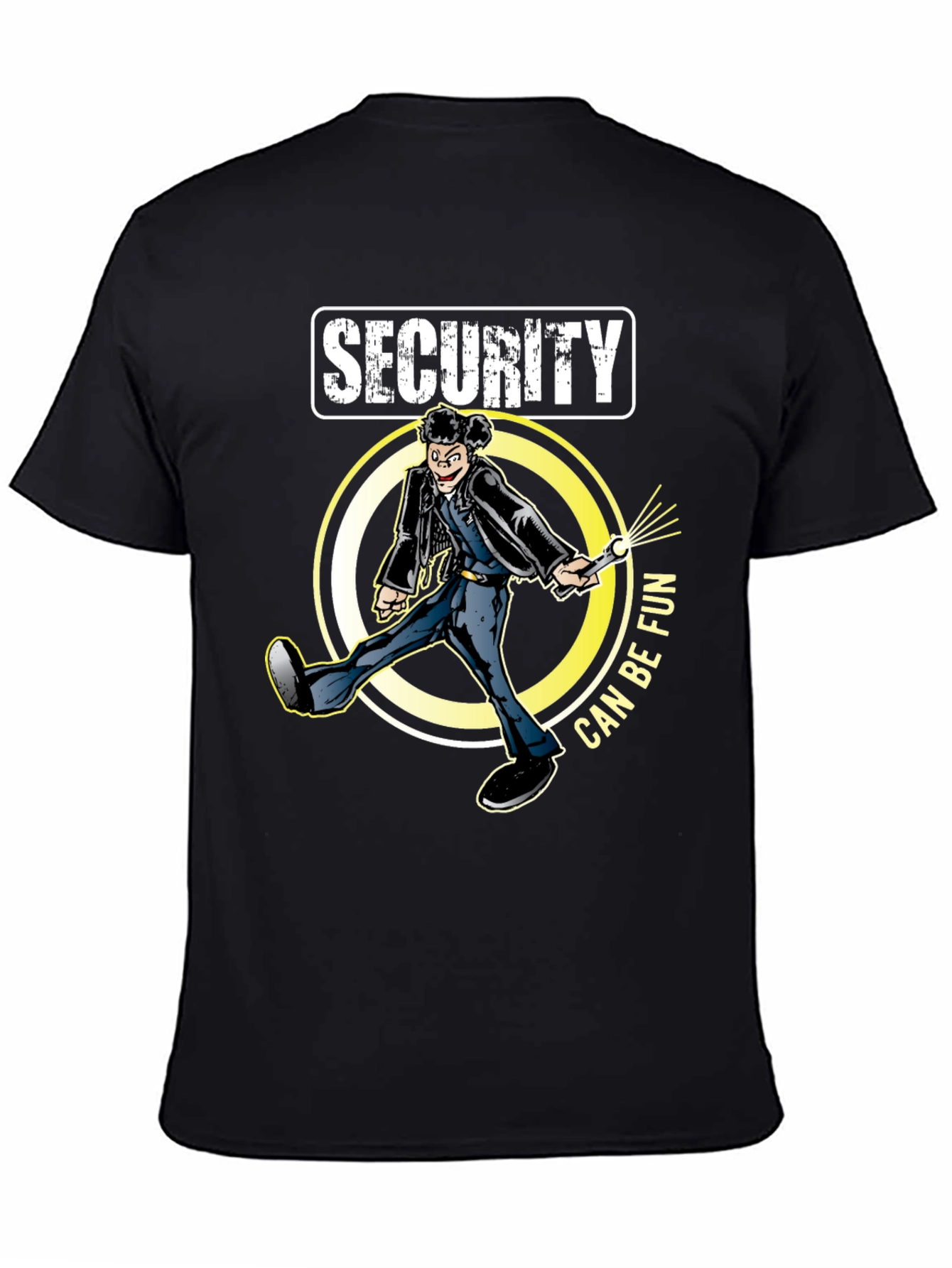 Security Can Be Fun Black T-Shirt