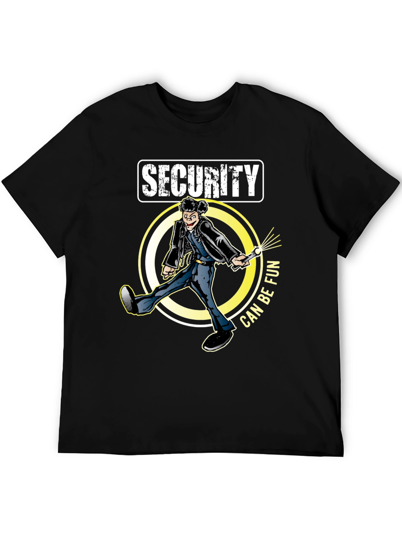Security Can Be Fun Black T-Shirt
