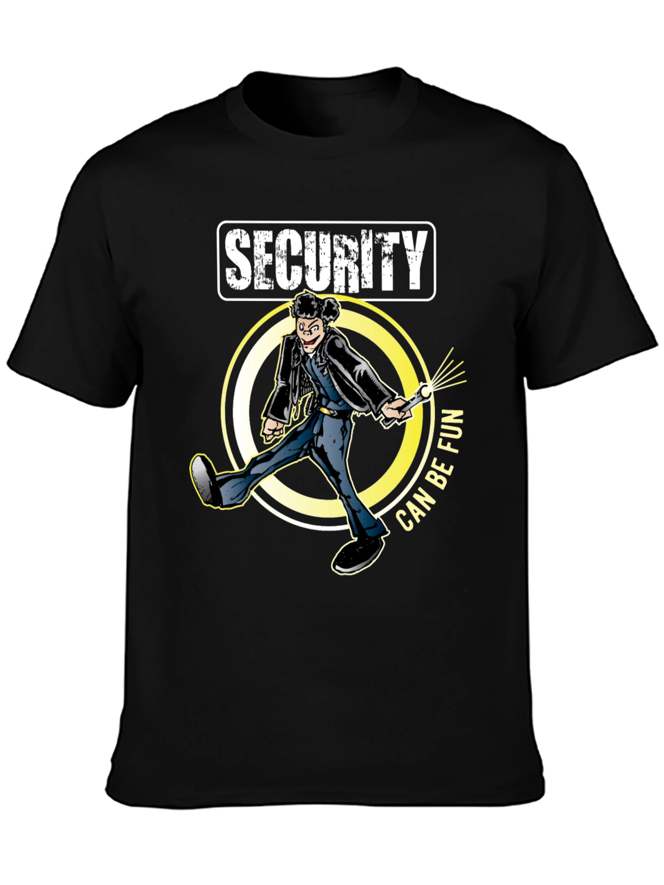 Security Can Be Fun Black T-Shirt