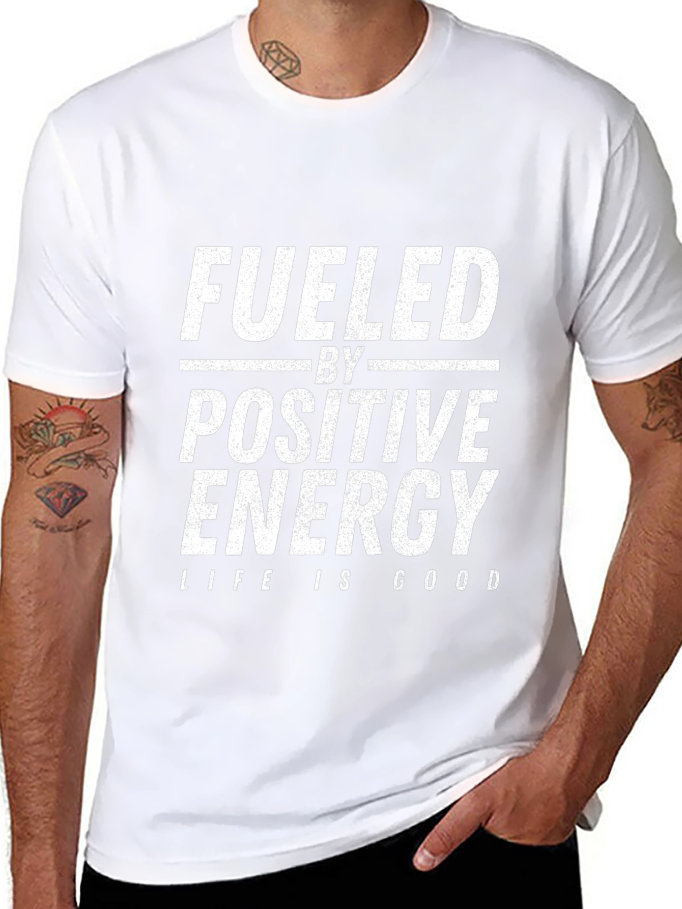 Fueled by Positive Energy Graphic Tee