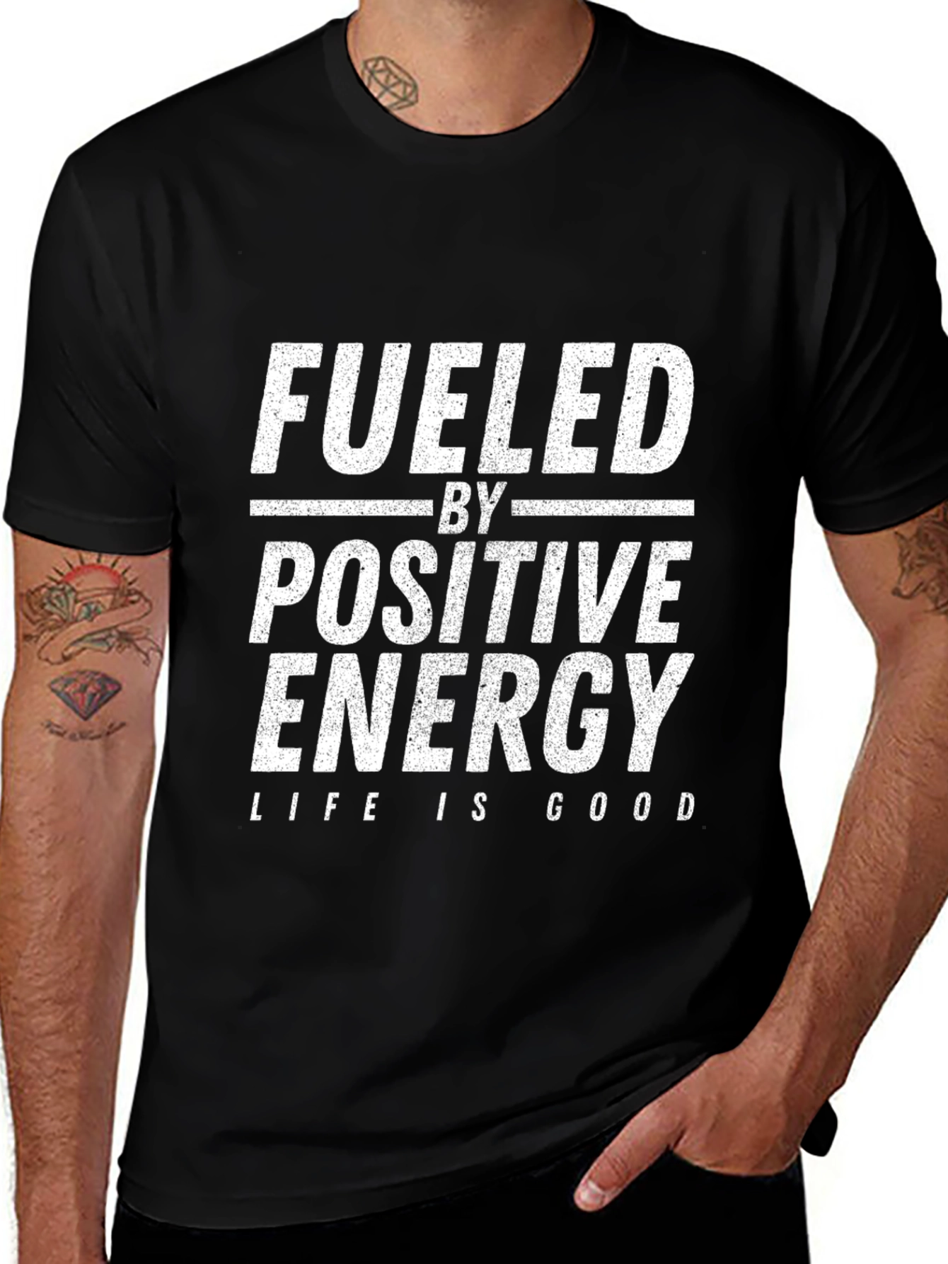 Fueled by Positive Energy Graphic Tee