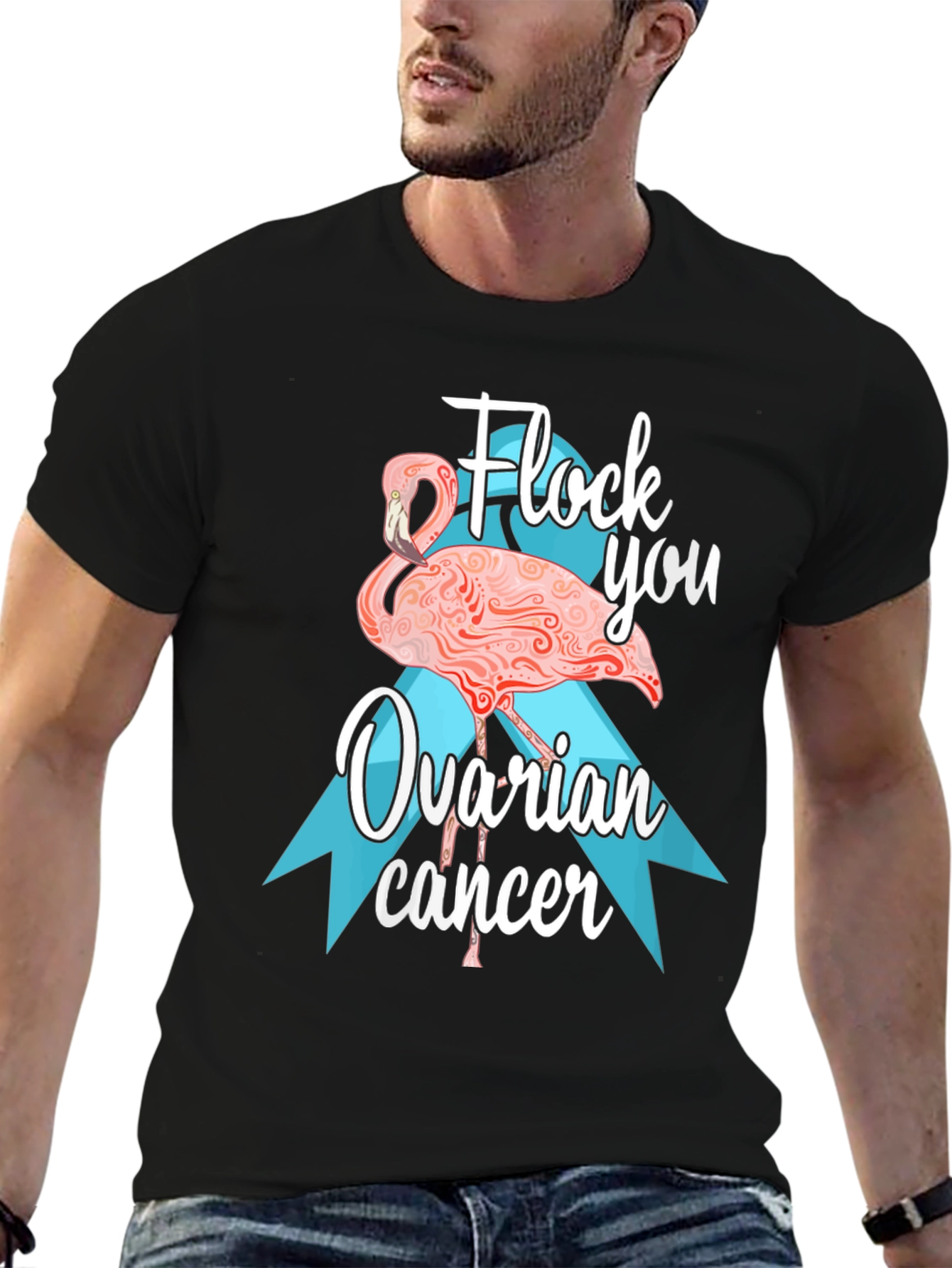 Flock You Ovarian Cancer Awareness T-Shirt