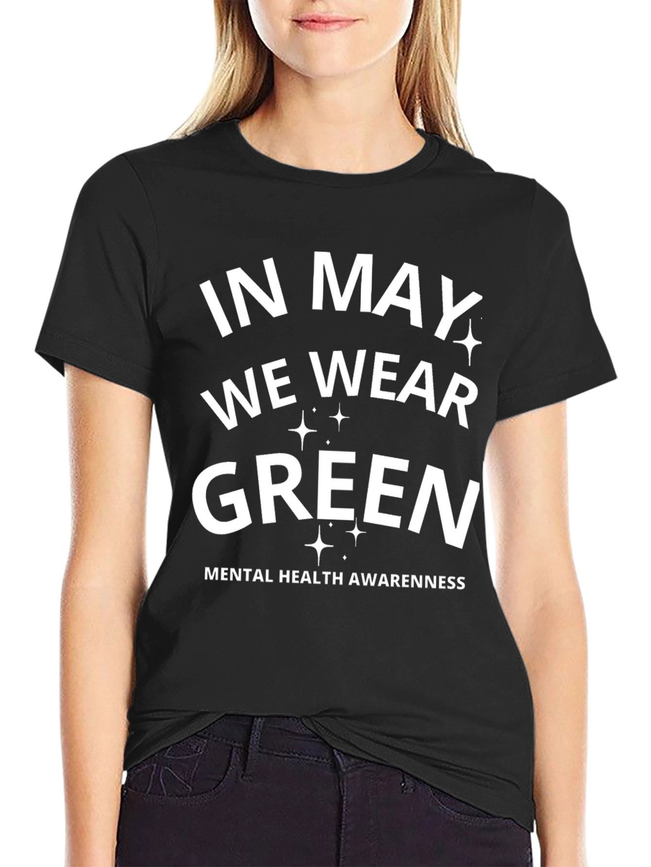 Mental Health Awareness Green T-Shirt