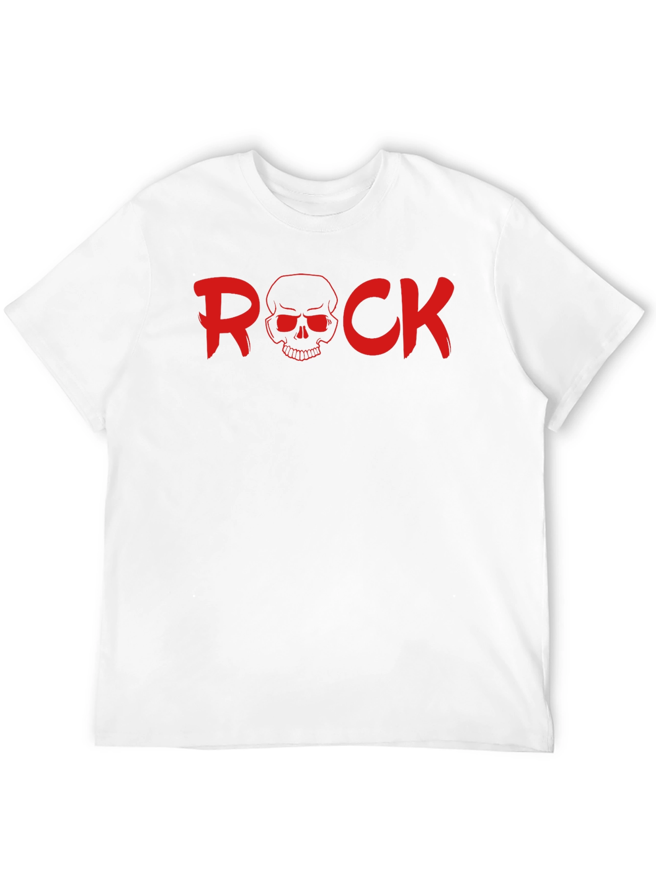 Rock Skull Graphic T-Shirt - Bold & Edgy