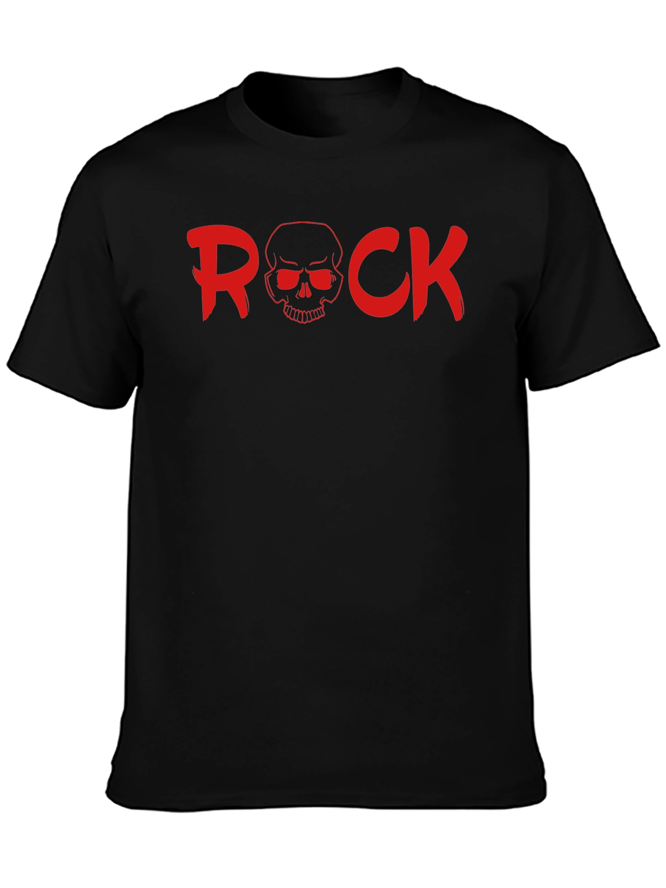 Rock Skull Graphic T-Shirt - Bold & Edgy
