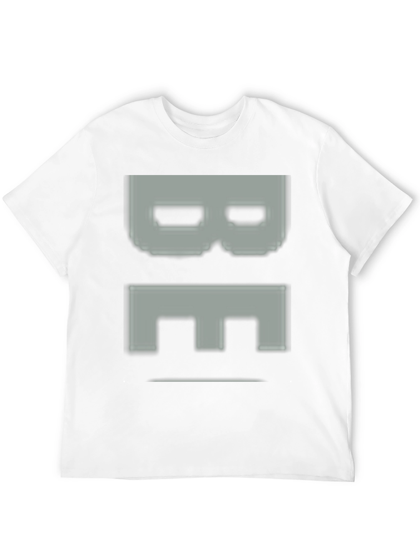 Pixelated BE Graphic Tee - Black Casual Shirt