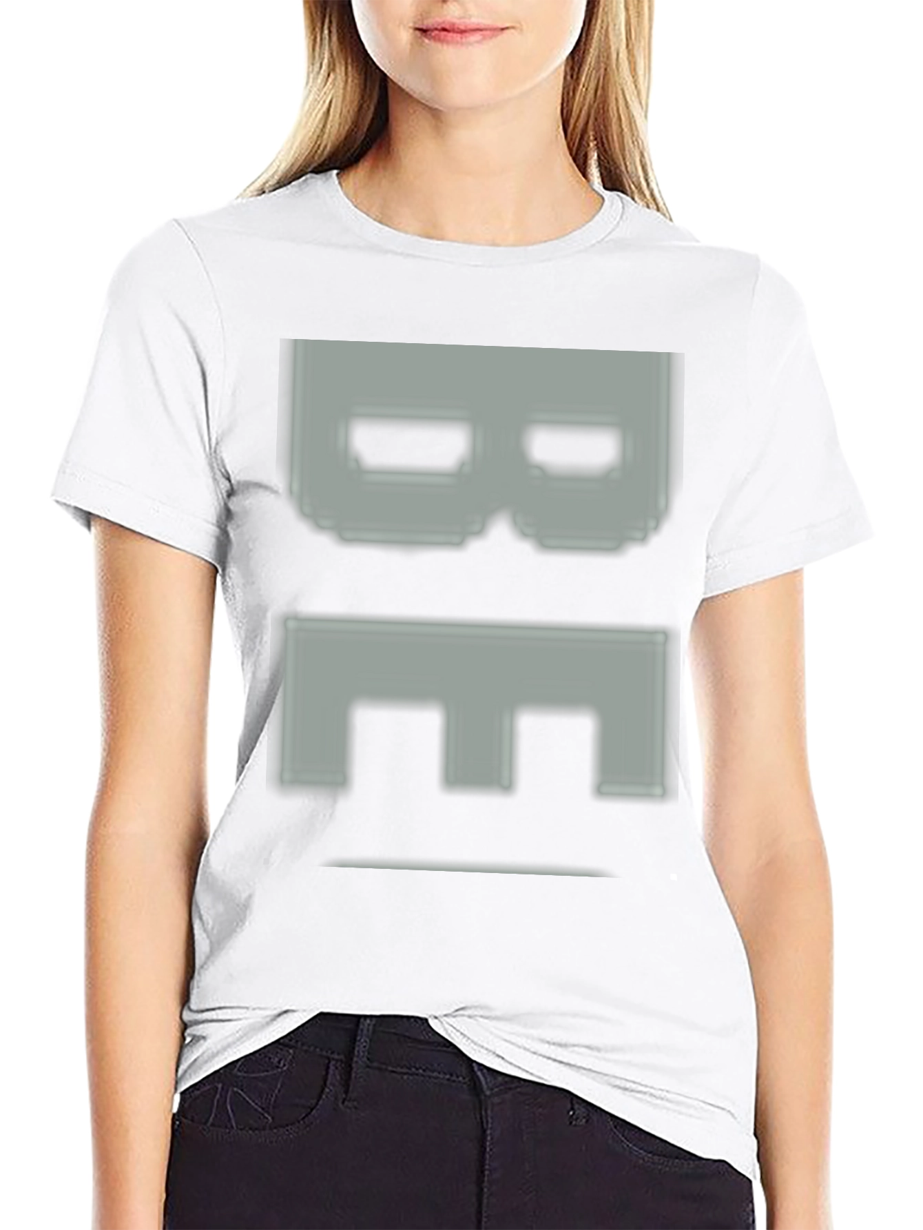 Pixelated BE Graphic Tee - Black Casual Shirt