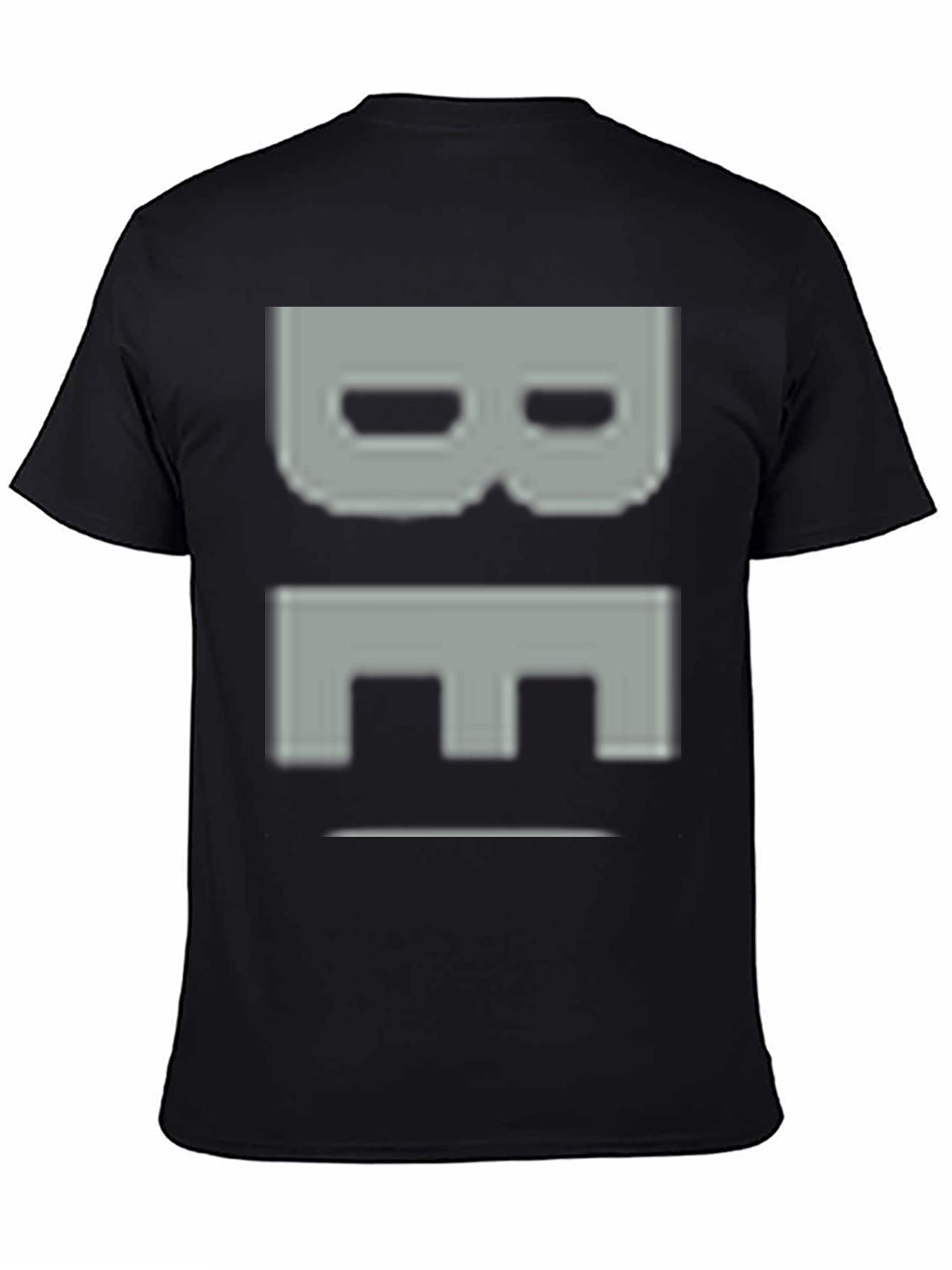 Pixelated BE Graphic Tee - Black Casual Shirt