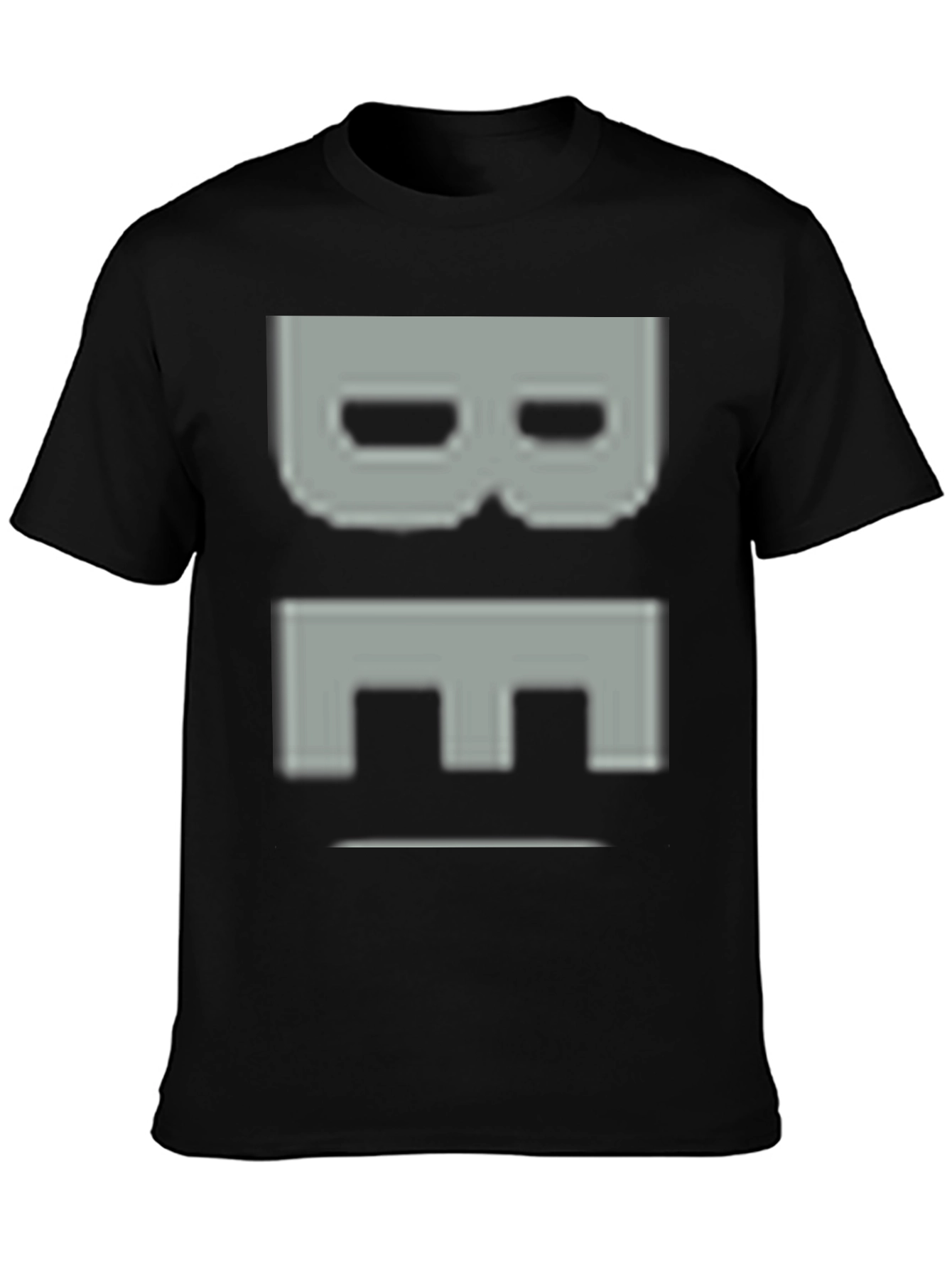 Pixelated BE Graphic Tee - Black Casual Shirt